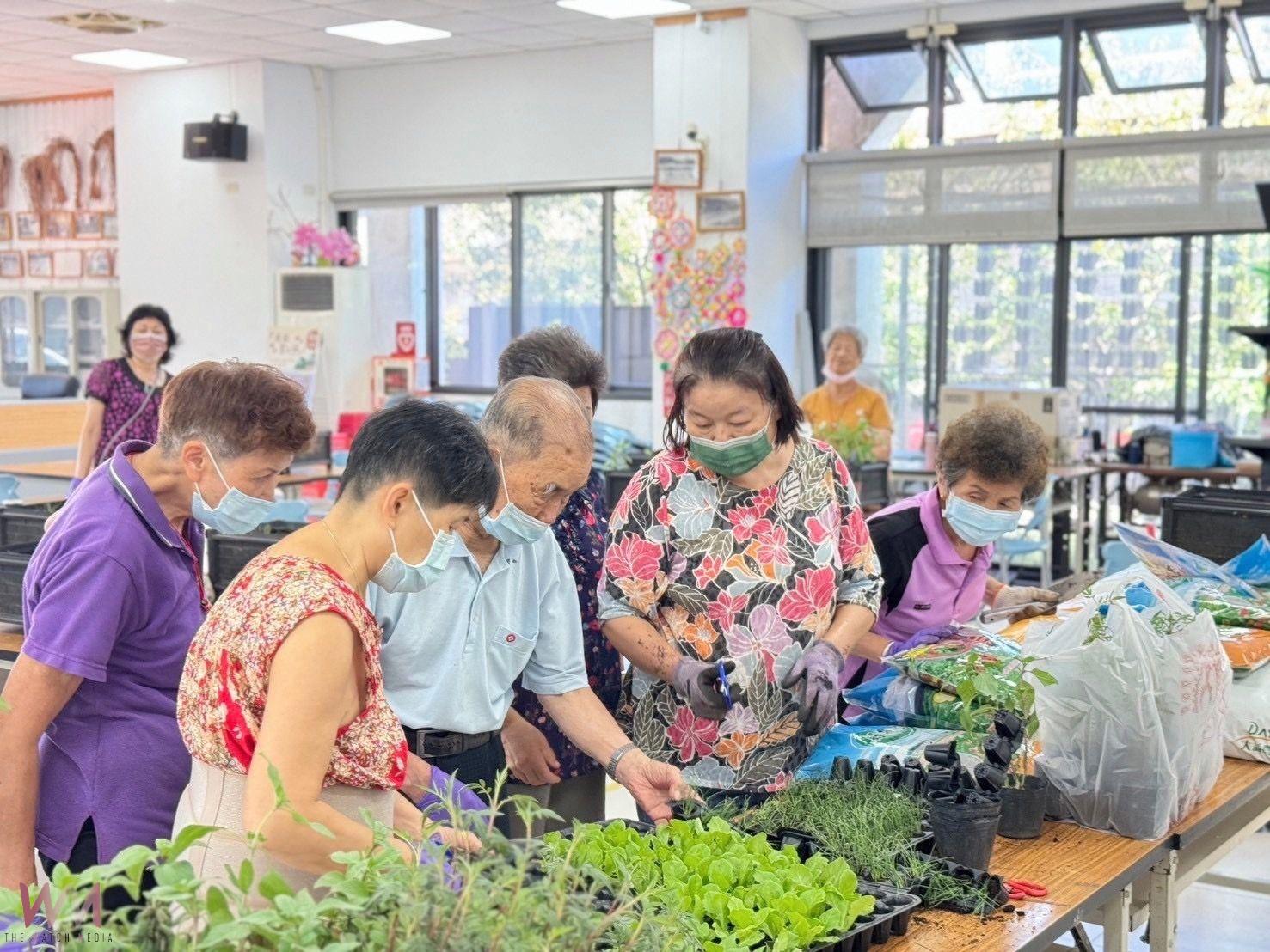雙湖神鵰俠侶投入農村綠陪伴　芳香-綠療育助長輩提升量能撫慰心靈 - https://www.watchmedia01.com