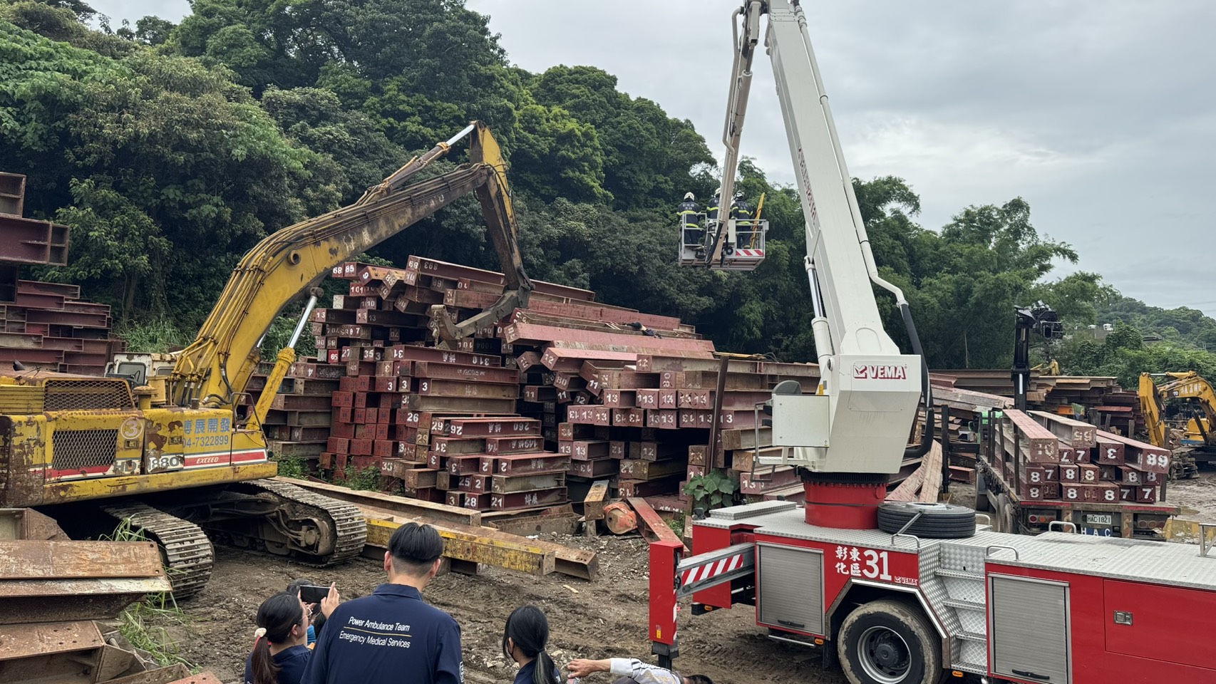 驚悚！芬園工地工安悲劇　吊車司機慘遭重達1.7噸鋼梁壓死 - https://www.watchmedia01.com