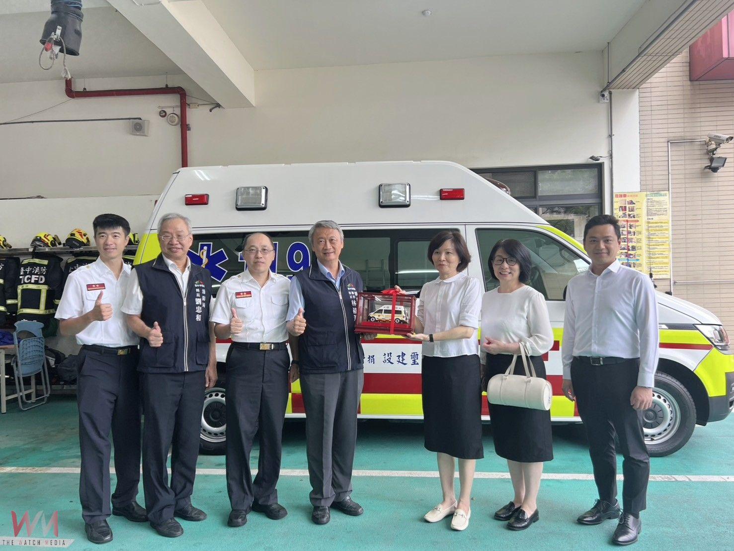 援助消防救災工作　寶禎建設捐贈救護車與器材提升市民安全 - https://www.watchmedia01.com