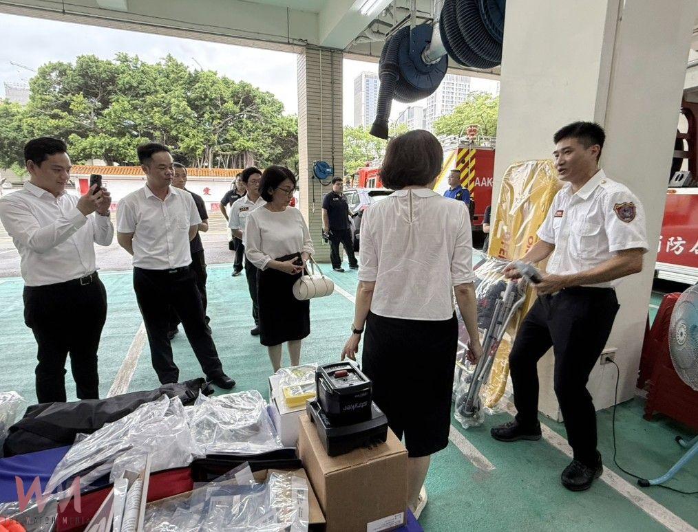 援助消防救災工作　寶禎建設捐贈救護車與器材提升市民安全 - https://www.watchmedia01.com
