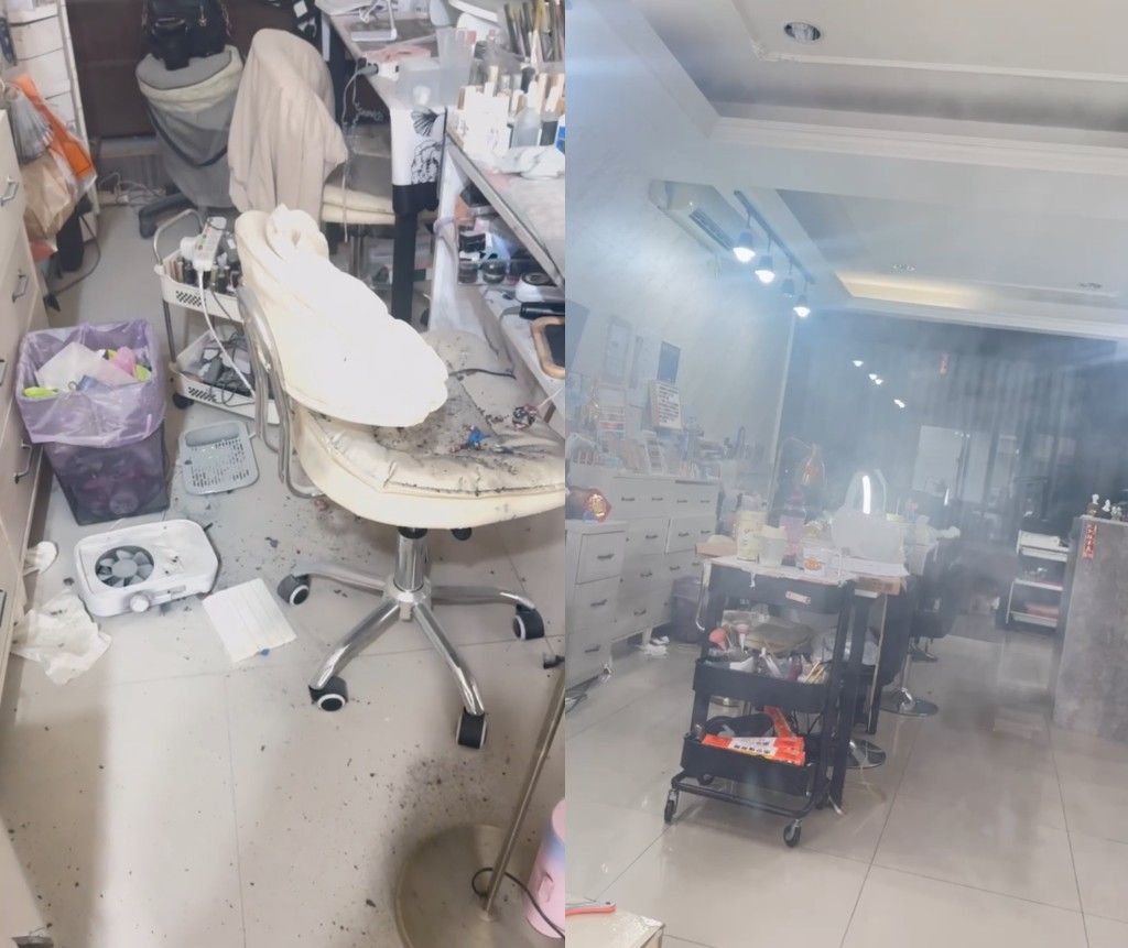 鹿港美甲店粉塵機突爆炸　業者驚呼：差一分鐘就炸在臉上！ - https://www.watchmedia01.com