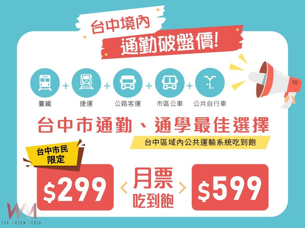 交通神卡！中部地區TPASS熱銷近70萬張　助台中市通學、通勤最便利 - https://www.watchmedia01.com
