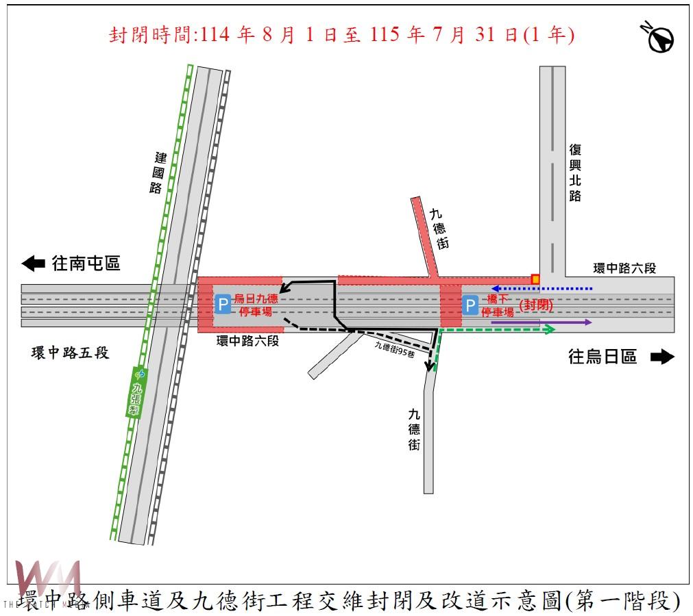 烏日九德區段徵收工程全面啟動　中市地政局：環中路六段三階段封閉拓寬作業 - https://www.watchmedia01.com