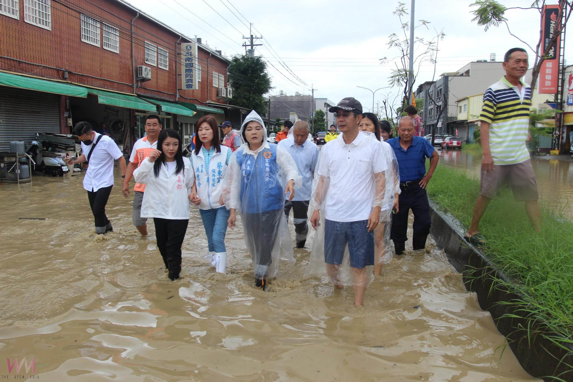 雲林山線河川暴漲緊急封橋 斗南積水成災疑因溪水倒灌 - https://www.watchmedia01.com