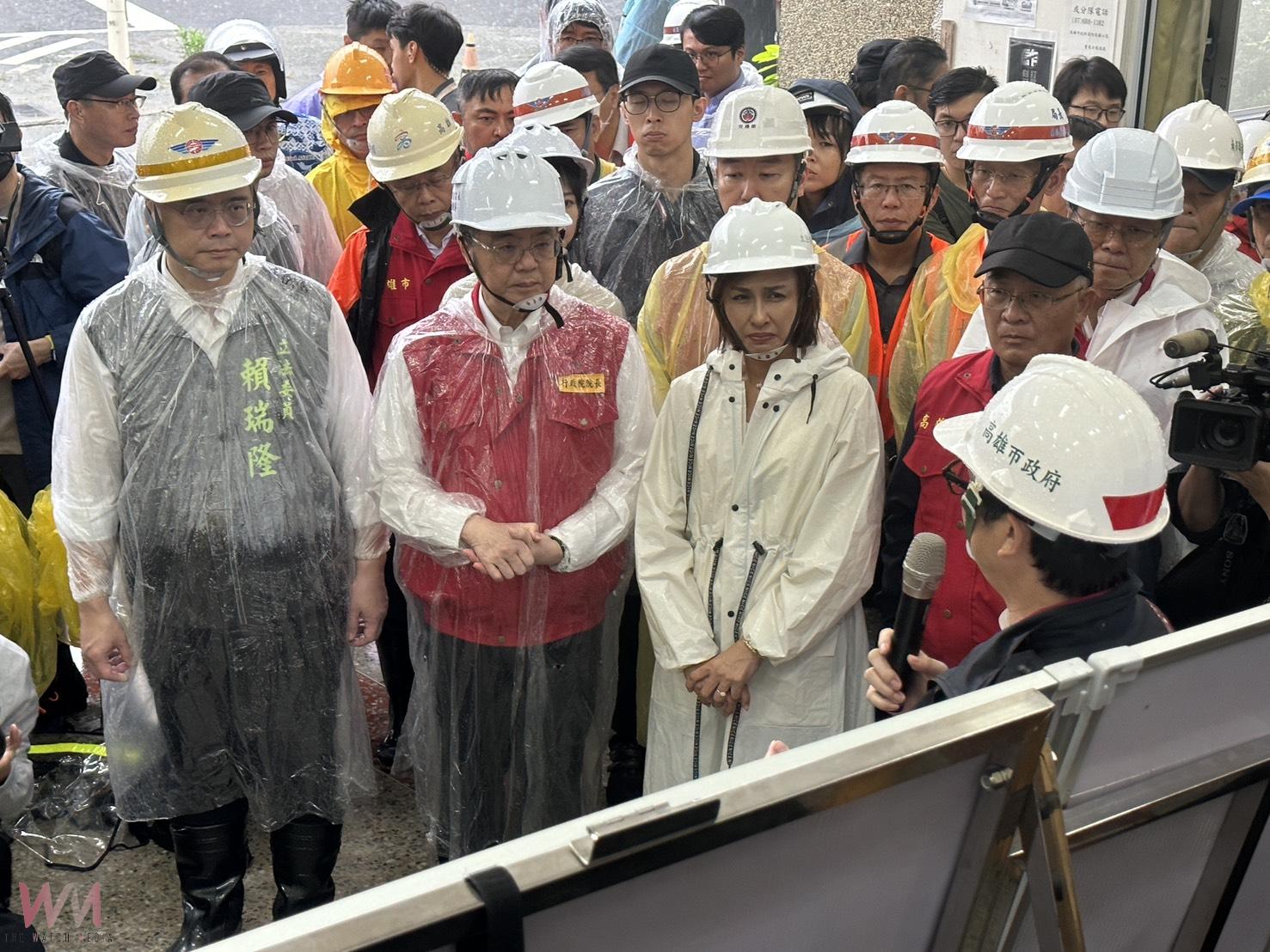 陳其邁陪同卓榮泰視察六龜　籲中央支援災後重建與交通搶通 - https://www.watchmedia01.com