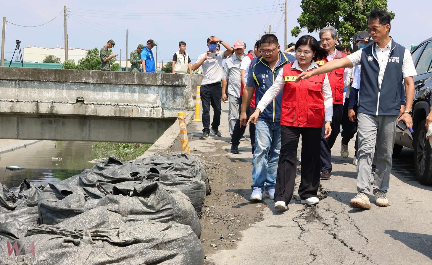 張麗善勘查新庄子大排　籲地方支持5億護岸治理計畫 - https://www.watchmedia01.com