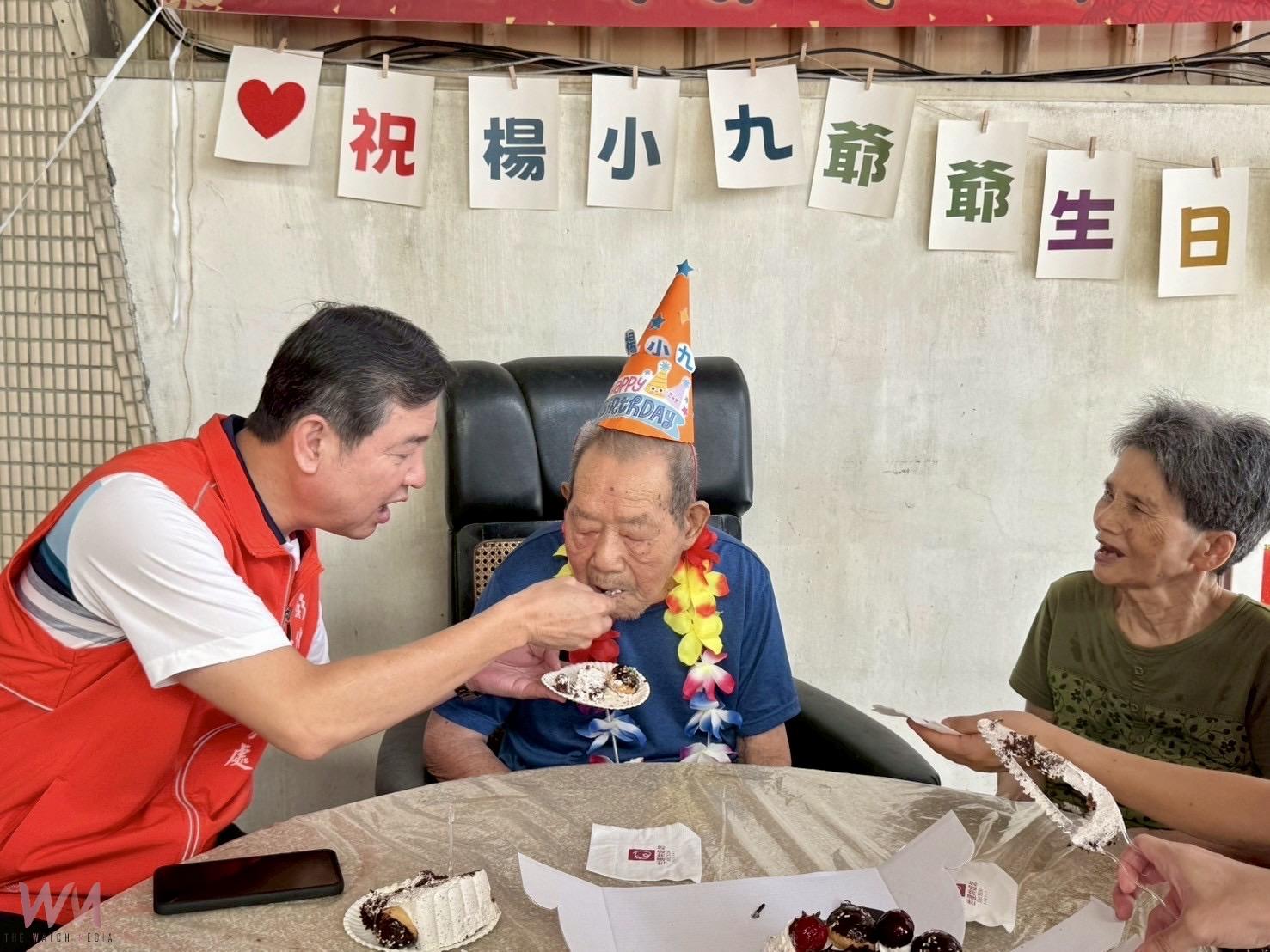 百歲榮民楊小九慶生 彰化縣榮民服務處揪團送上國家祝福 - https://www.watchmedia01.com