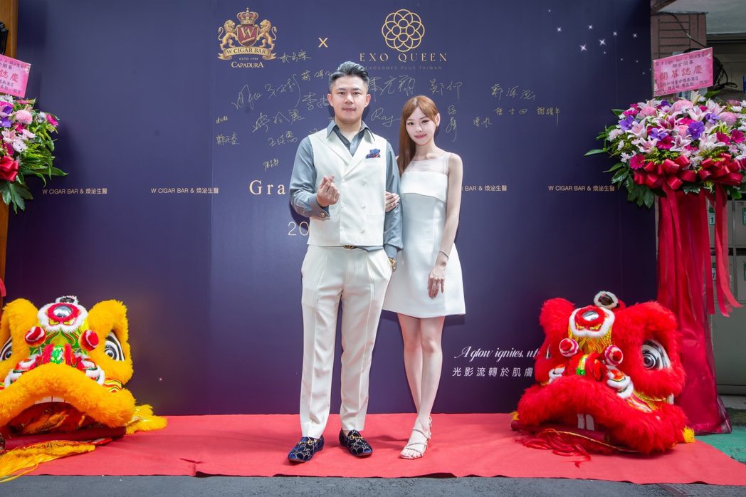 W Cigar Bar 由「雪茄王子」威爾森・蔡勝濬與「外泌體皇后」陳珮珊共同創立，並同步經營領先醫美科技品牌「煥泌生醫」。