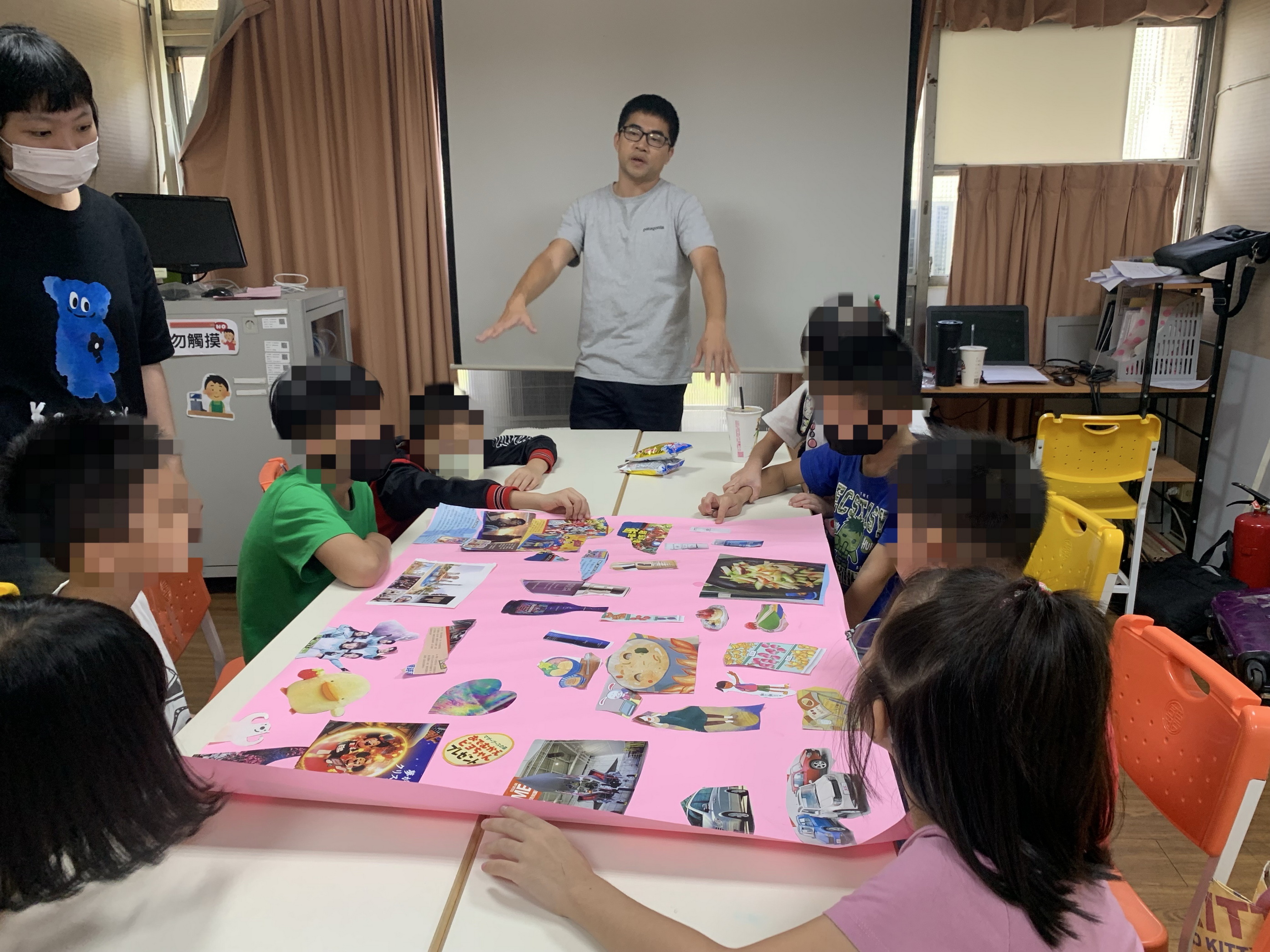 彰化家扶中心舉辦兒童保護營，透過趣味團體活動，教導寄養童認識身體界線、辨識危險，並學習自我保護方法。（彰化家扶中心提供）