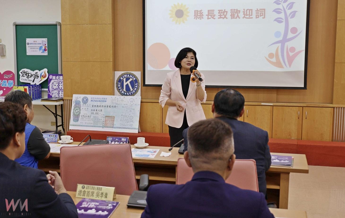 國際同濟會捐50萬助雲林風災重建　張麗善回贈感謝狀 - https://www.watchmedia01.com