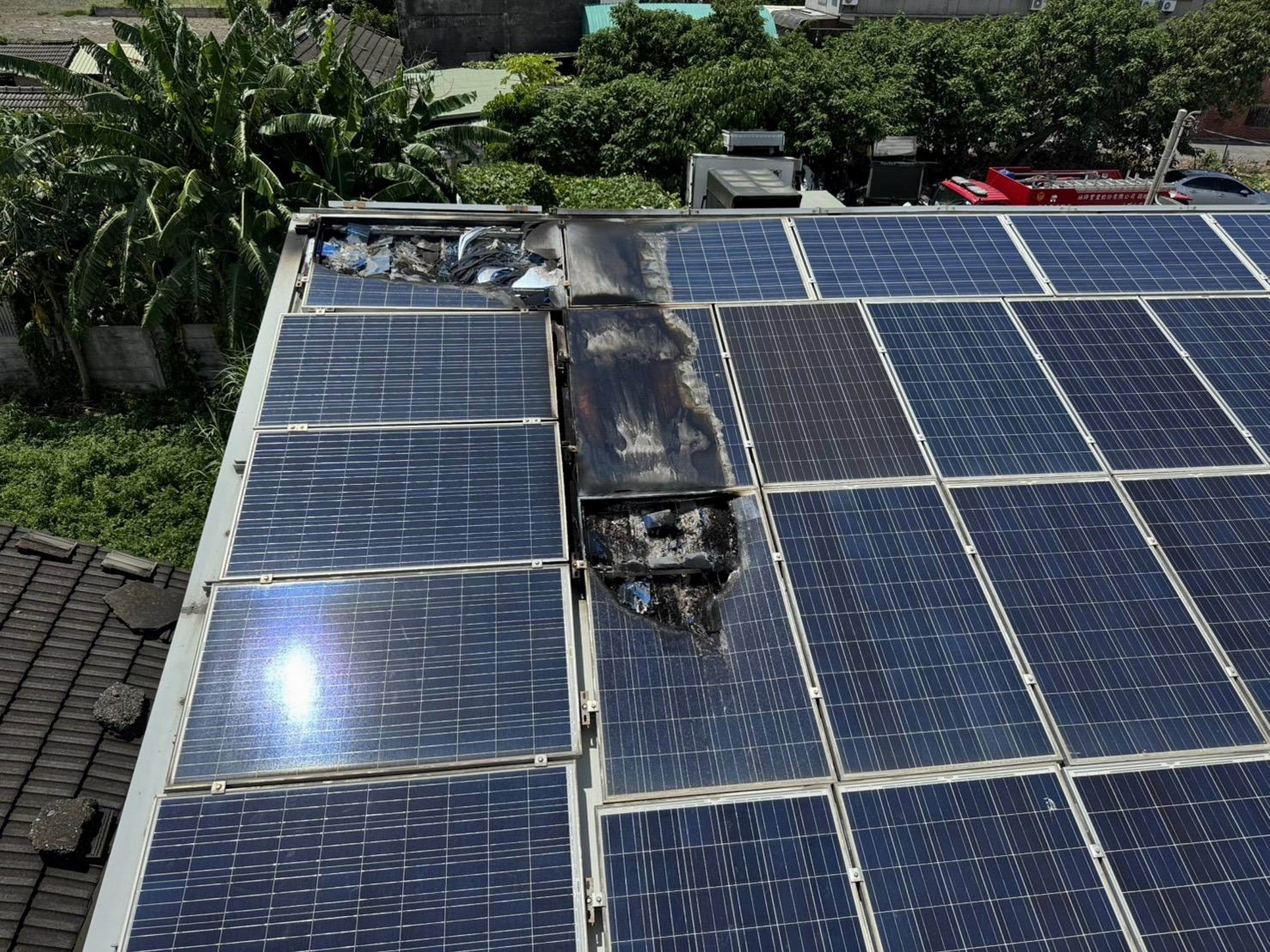 彰化屋頂型太陽光電火災頻傳　消防局提醒四大防範重點