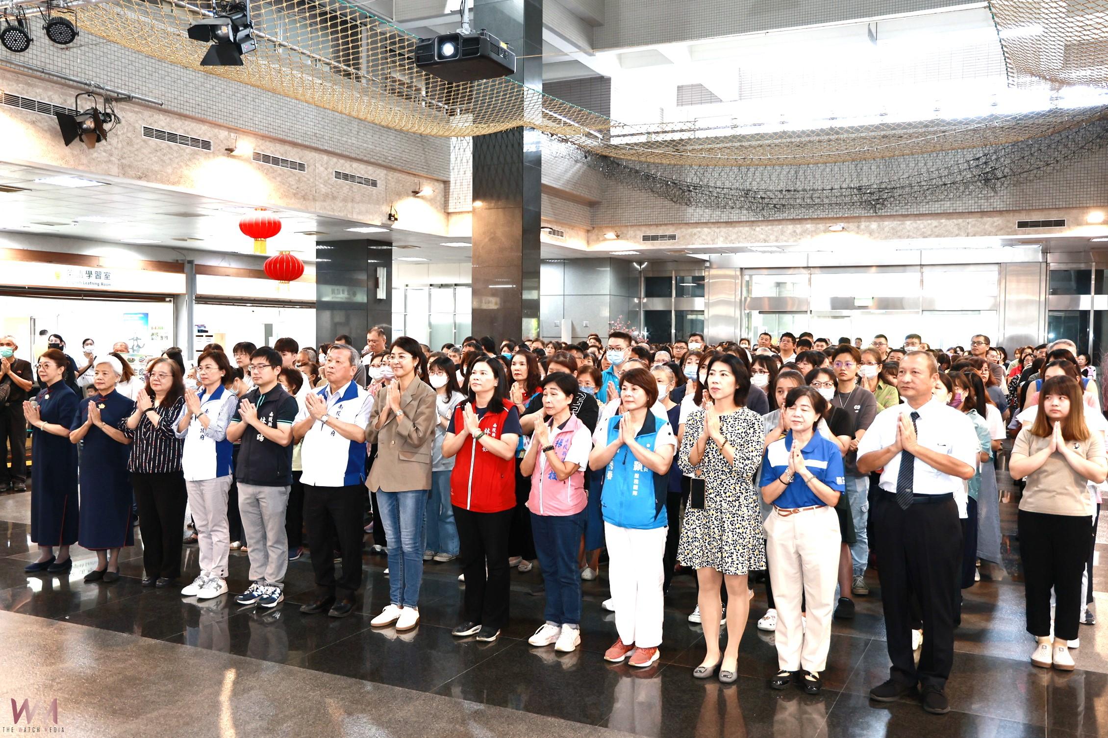 慈濟吉祥月推廣素食護地球 許縣長率縣府同仁響應 - https://www.watchmedia01.com