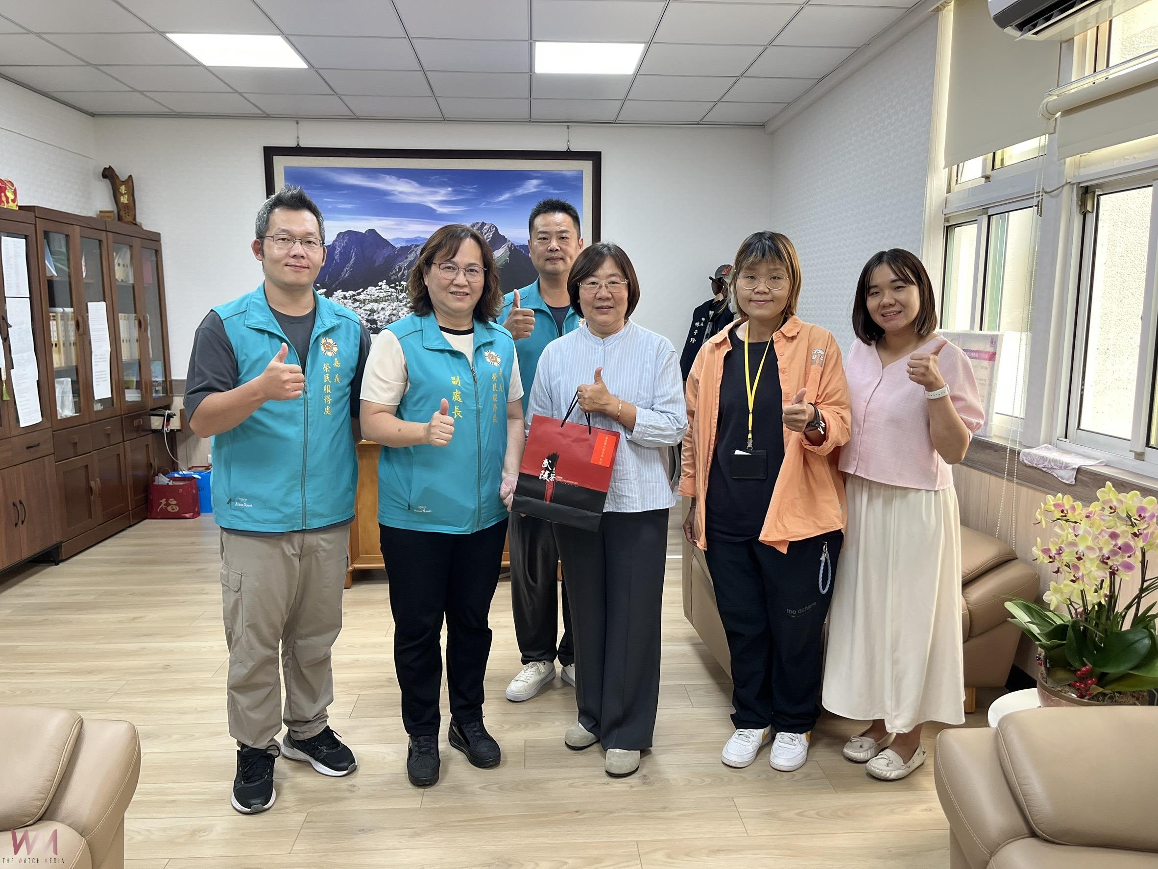 嘉義榮服處拜會民雄鄉公所研商安心御老平台跨域合作 - https://www.watchmedia01.com