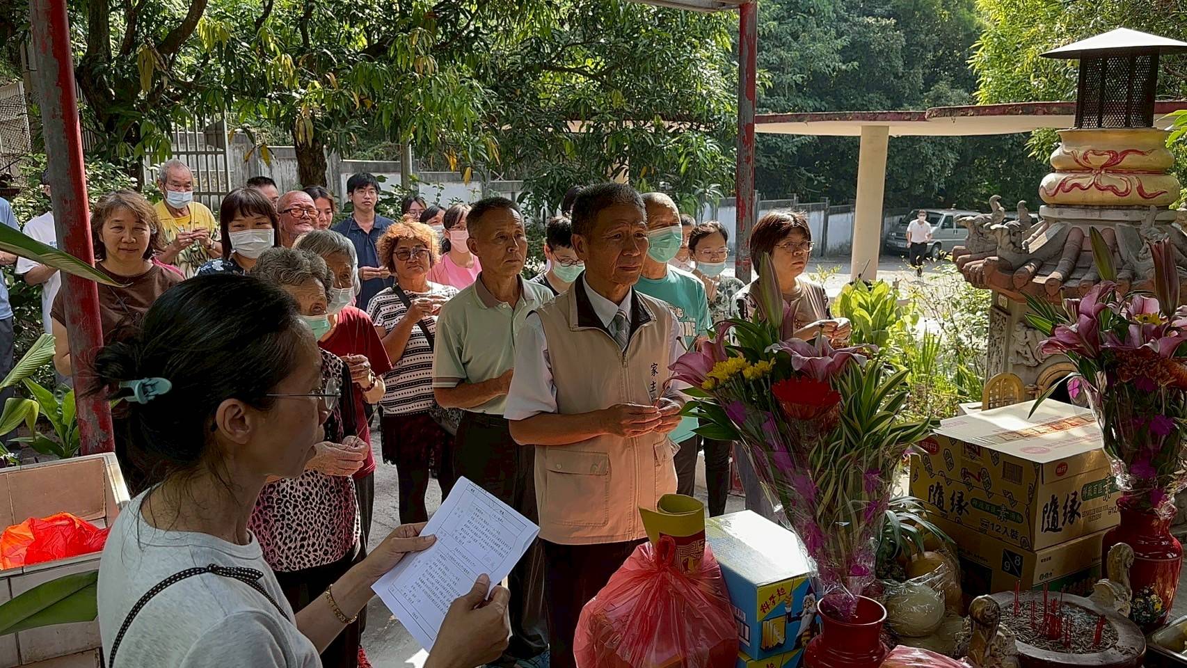 （有影片）／土地公加持、普渡祈福　彰化榮家住民感受溫暖傳統 - https://www.watchmedia01.com