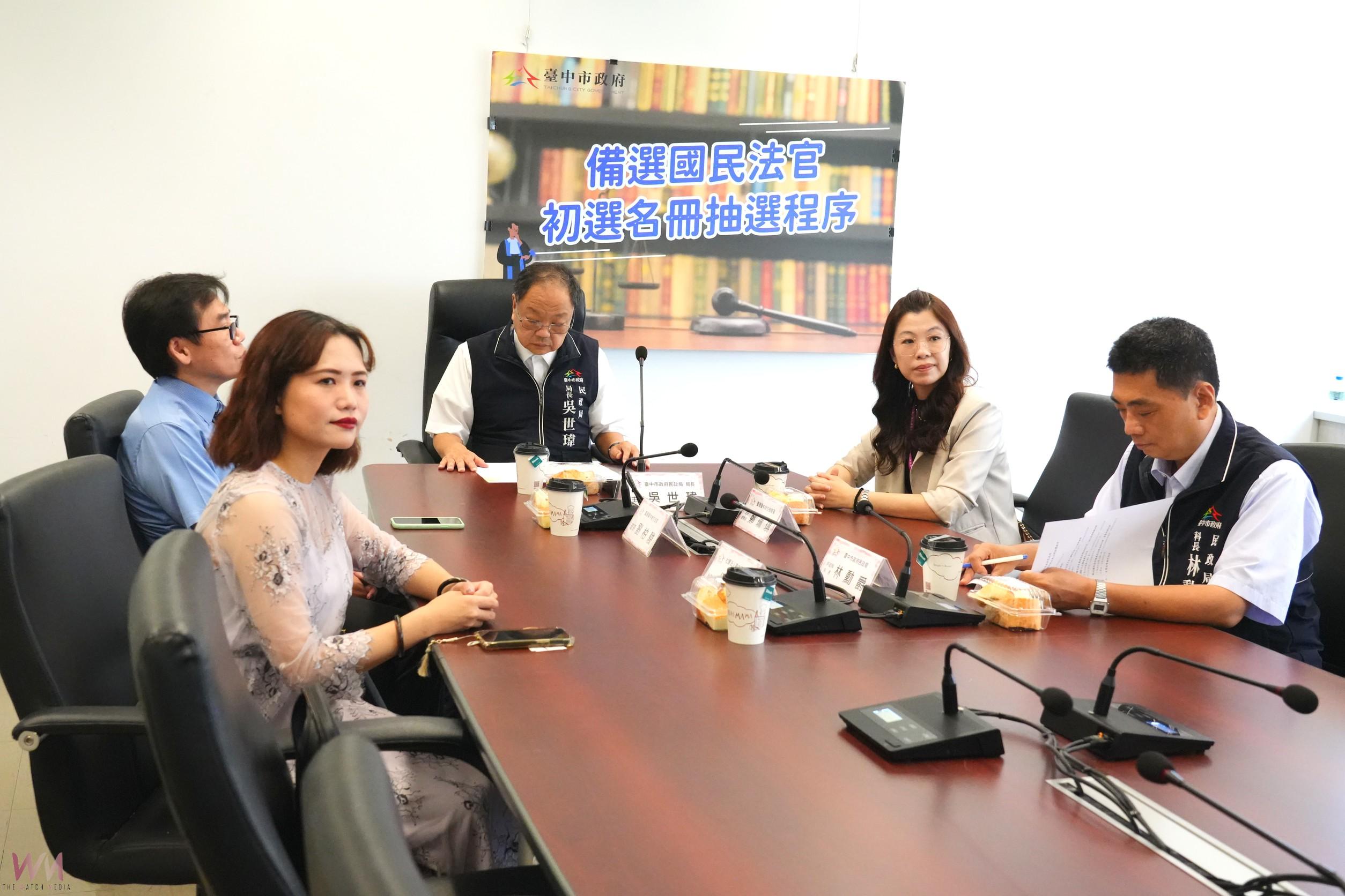 中市府抽選115年備選國民法官　民政局：初選名冊逾1.4萬名 - https://www.watchmedia01.com