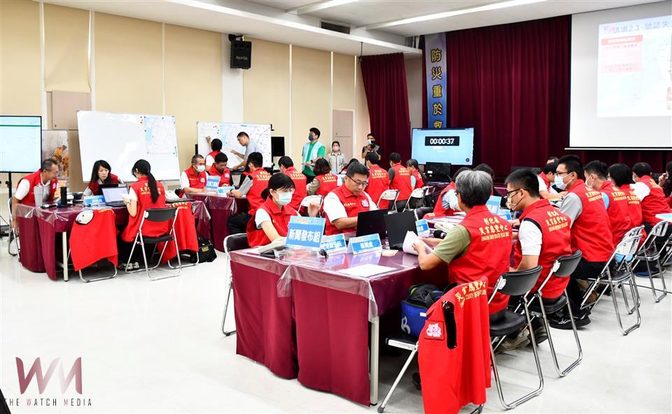 彰化縣辦理複合災害防救演習　模擬輸電塔倒塌多車連環事故 - https://www.watchmedia01.com