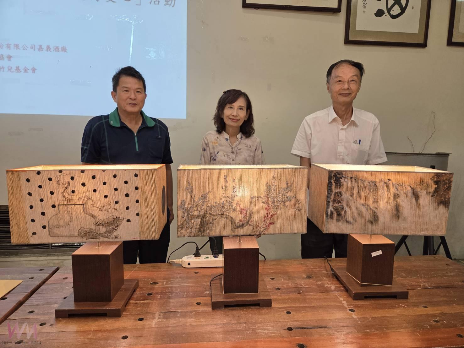 藝術家彩繪檯燈點亮愛心 嘉義酒廠展售義賣助若竹 - https://www.watchmedia01.com