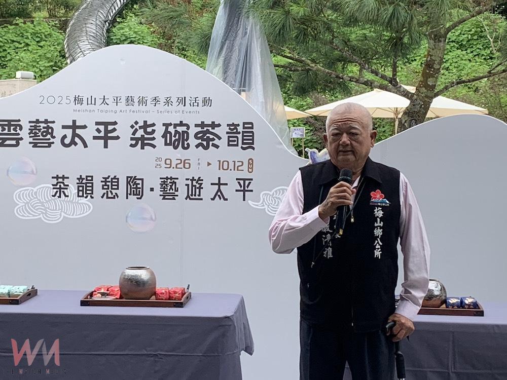 嚴清雅理事主席細說太平。（圖/記都陳惲朋攝）