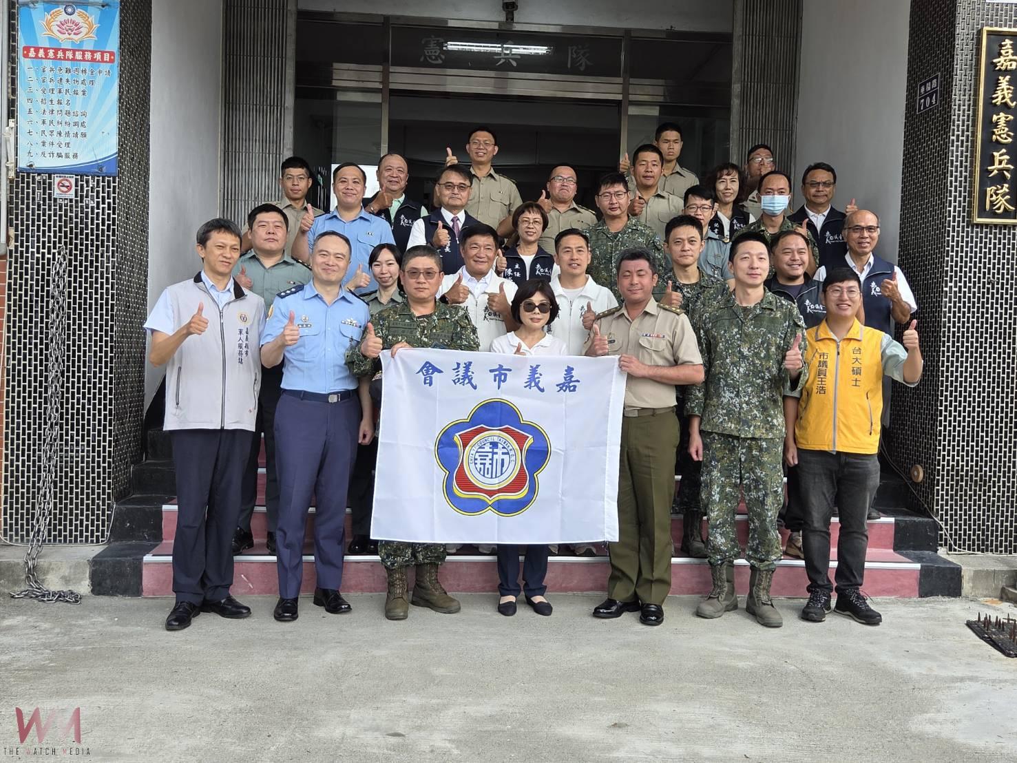 國軍官兵愛民助民　嘉市議會秋節敬軍表謝意 - https://www.watchmedia01.com