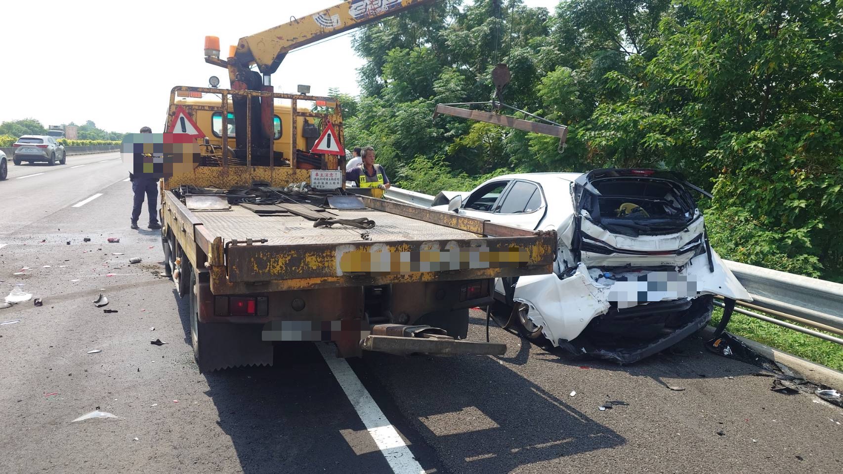 國道1北斗南下6車連撞　13人輕傷送醫　中秋連假首日驚魂 - https://www.watchmedia01.com