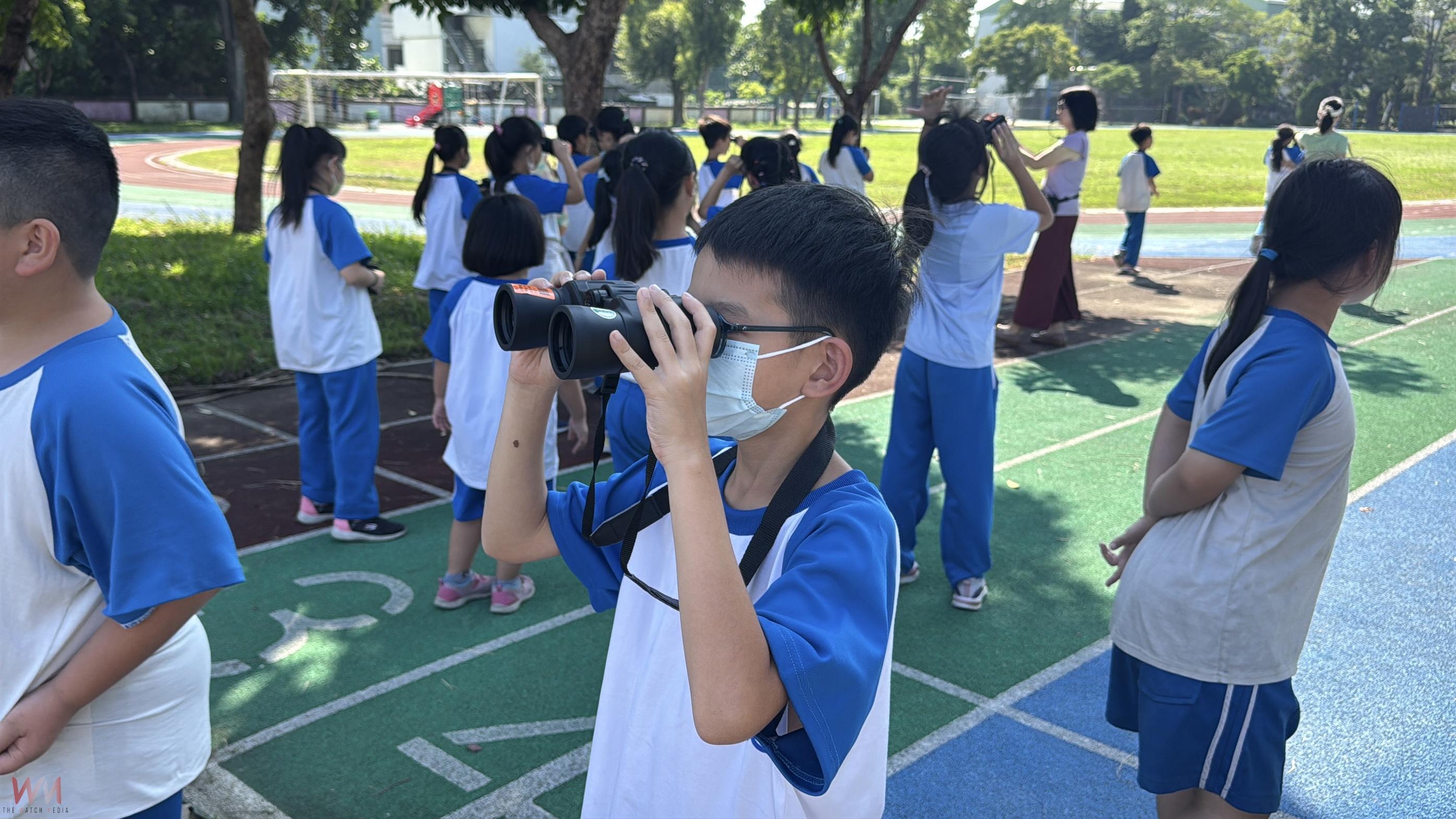（有影片）／國聖國小走進自然教室　觀察灰面鷲學環保、體驗綠生活 - https://www.watchmedia01.com