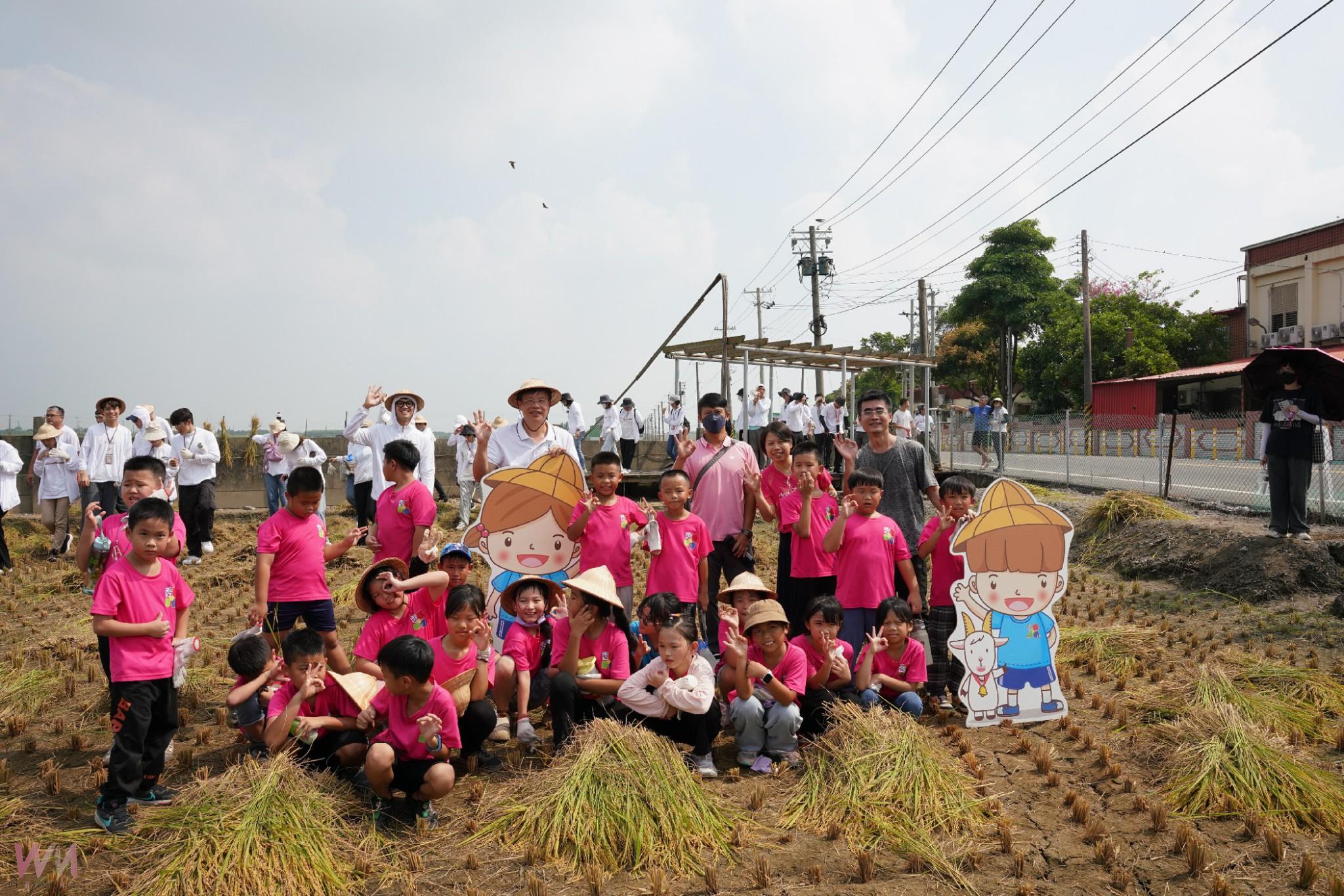 （有影片）／稻浪金黃香田飄米香　高鐵攜手學童割出食農教育成果 - https://www.watchmedia01.com