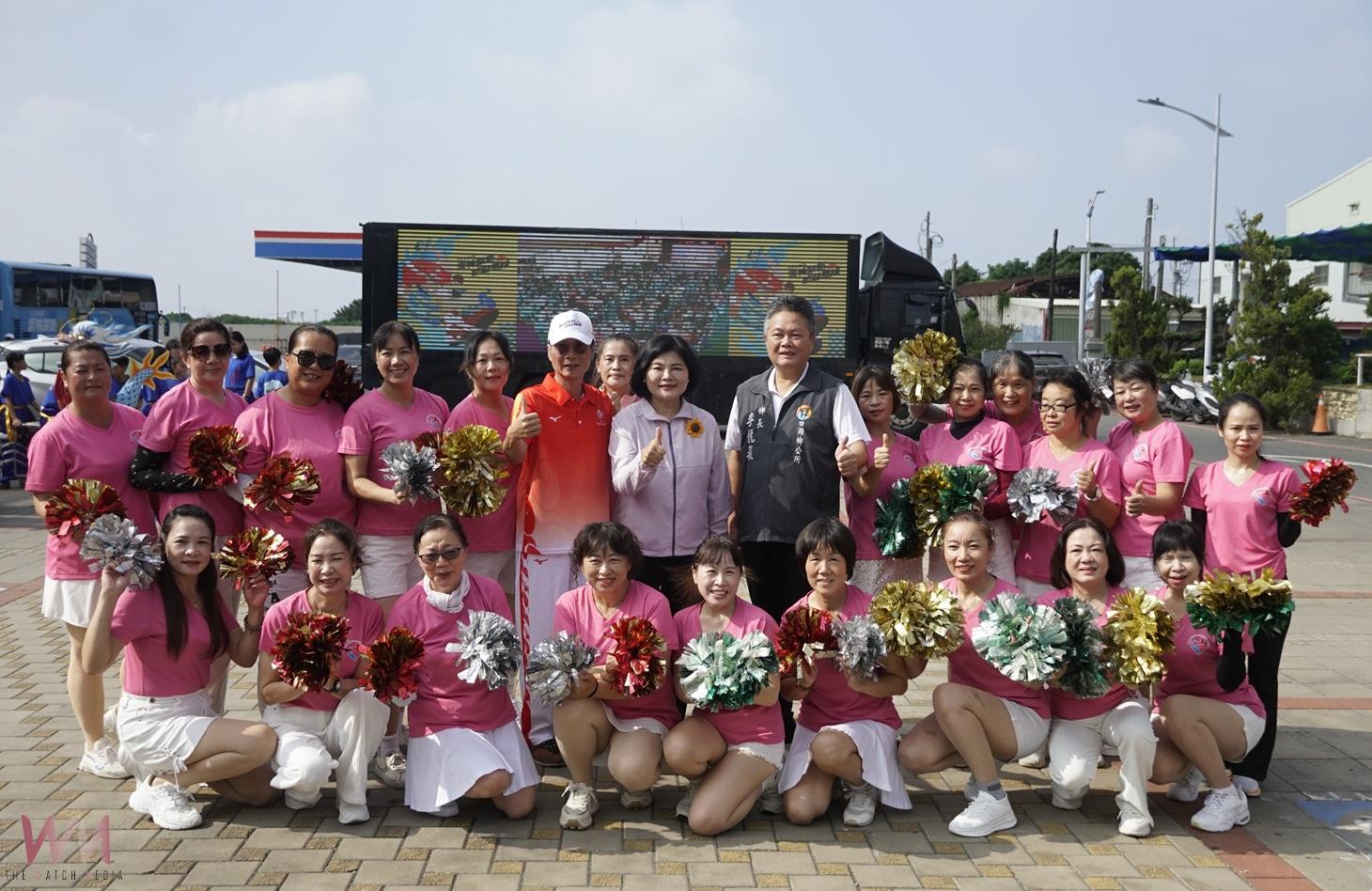 (有影片)/114全國運動會聖火傳抵口湖 張麗善邀全民10月18日同慶盛會 - https://www.watchmedia01.com