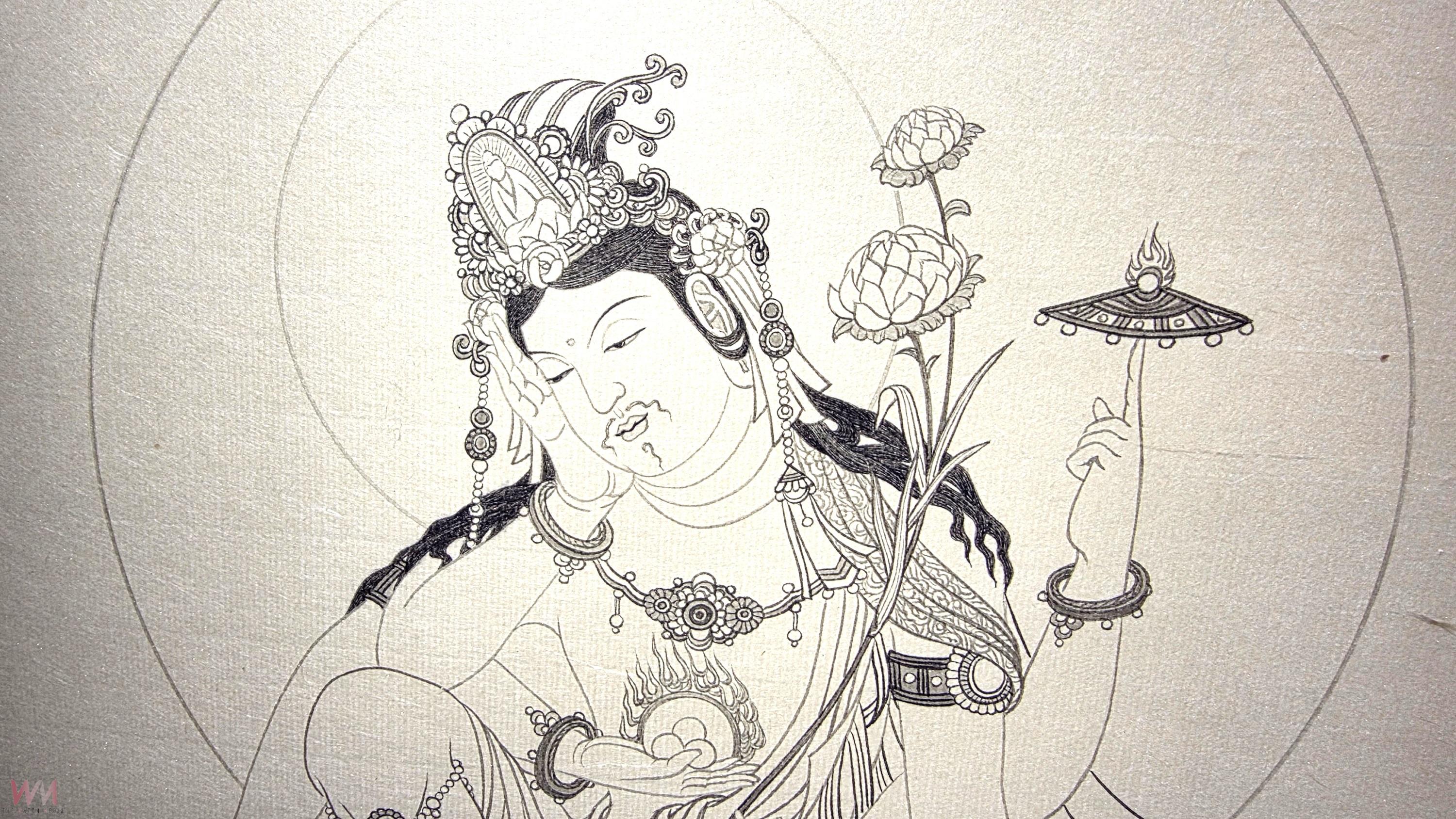 中台普天精舍圖書館10年重啟白描觀音三十二應身相特展 - https://www.watchmedia01.com
