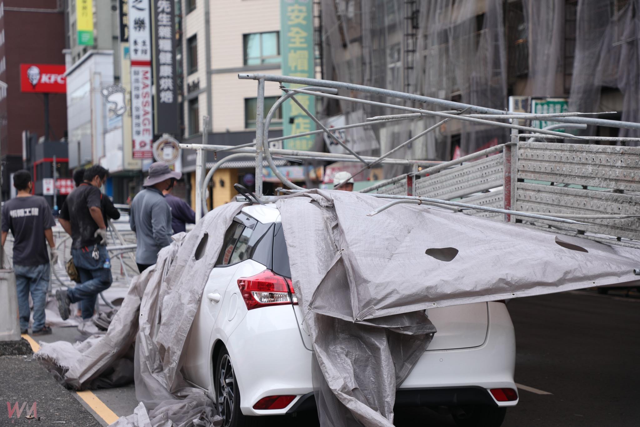 中央市場鷹架倒塌　中市府勒令停工依法開罰18萬元 - https://www.watchmedia01.com