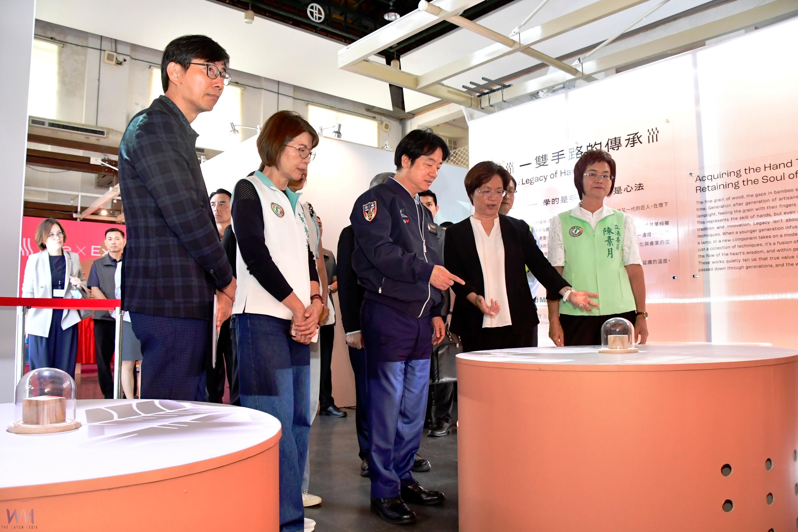 （有影片）／賴清德參訪「2025台灣設計展」 王惠美盼設計推動產業轉型 - https://www.watchmedia01.com