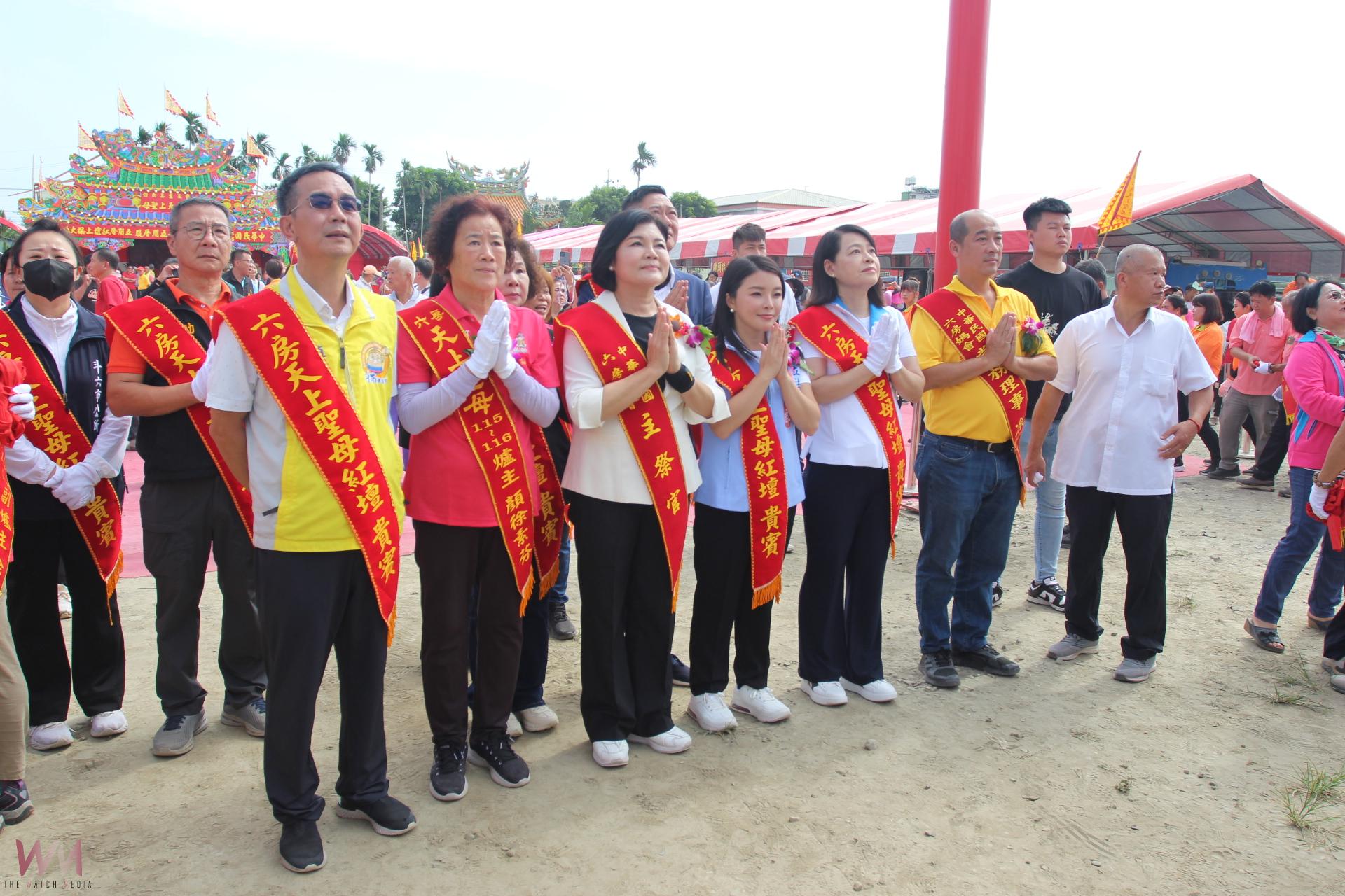 雲林六房媽五間厝股紅壇上樑    張麗善等扶樑共祈工程順遂 - https://www.watchmedia01.com