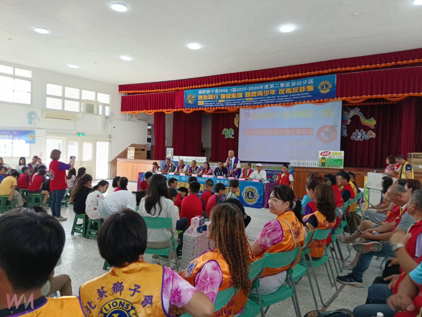 (有影片)/國際獅子會300E-1區攜手北港警走入校園 深化青少年反毒防詐意識 - https://www.watchmedia01.com