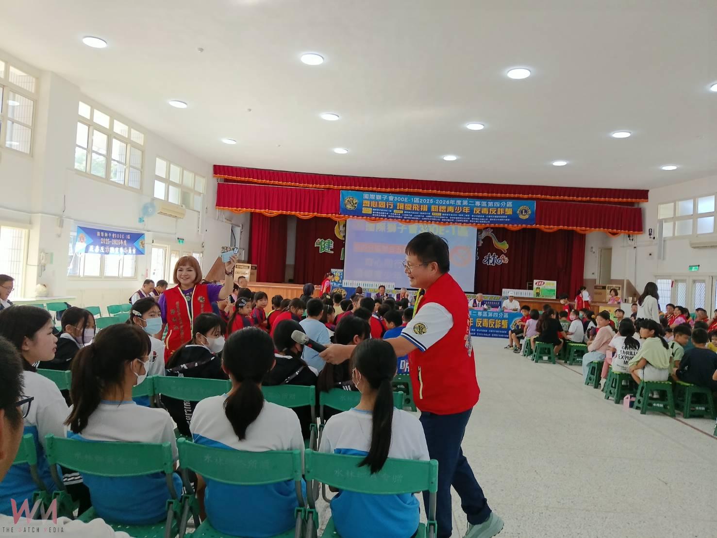 (有影片)/國際獅子會300E-1區攜手北港警走入校園 深化青少年反毒防詐意識 - https://www.watchmedia01.com