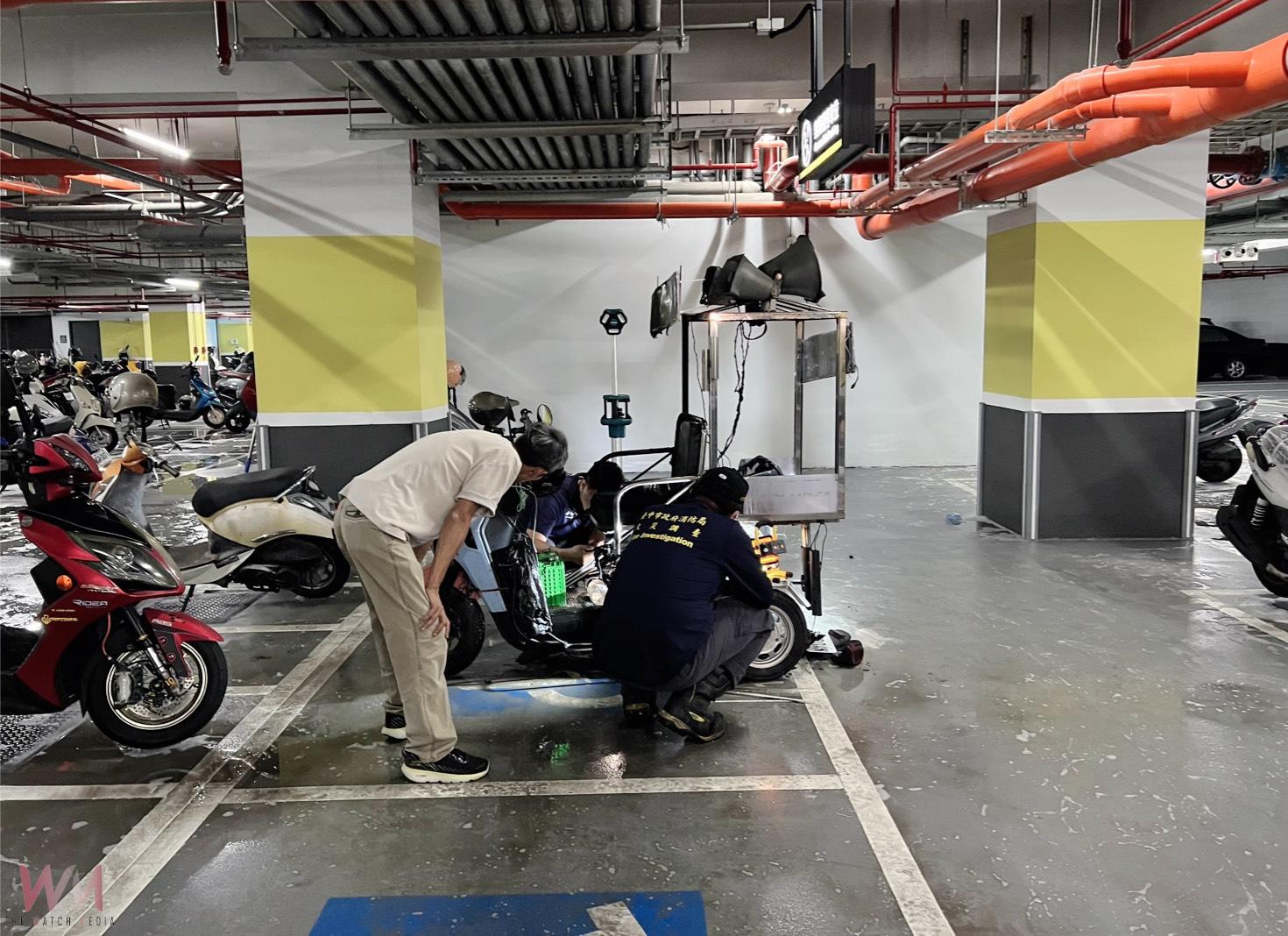台中公園一期社宅地下室機車起火　住宅處：無人員傷亡、未波及其他車輛 - https://www.watchmedia01.com