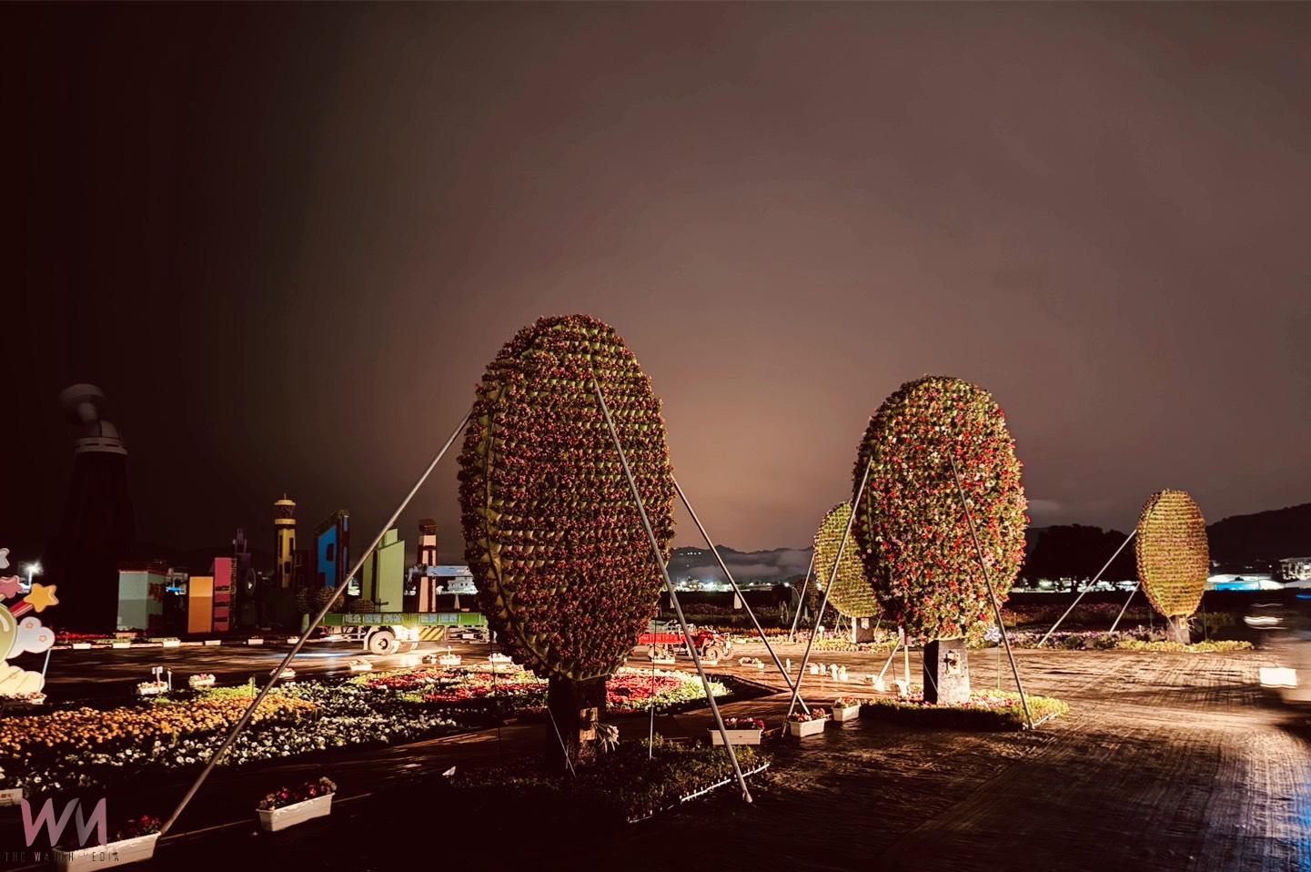 鳳凰颱風來襲 台中國際花毯節啟動防颱作業 陸上颱風警報發布後閉園 - https://www.watchmedia01.com