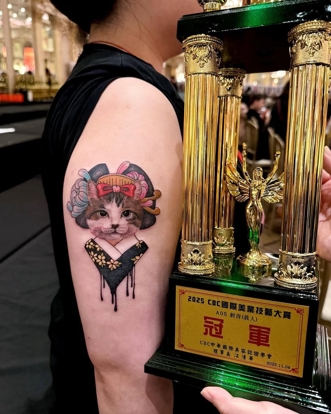 毛小孩變身藝妓刺青！〈貓咪藝妓〉吳宸芳奪冠 - https://www.watchmedia01.com