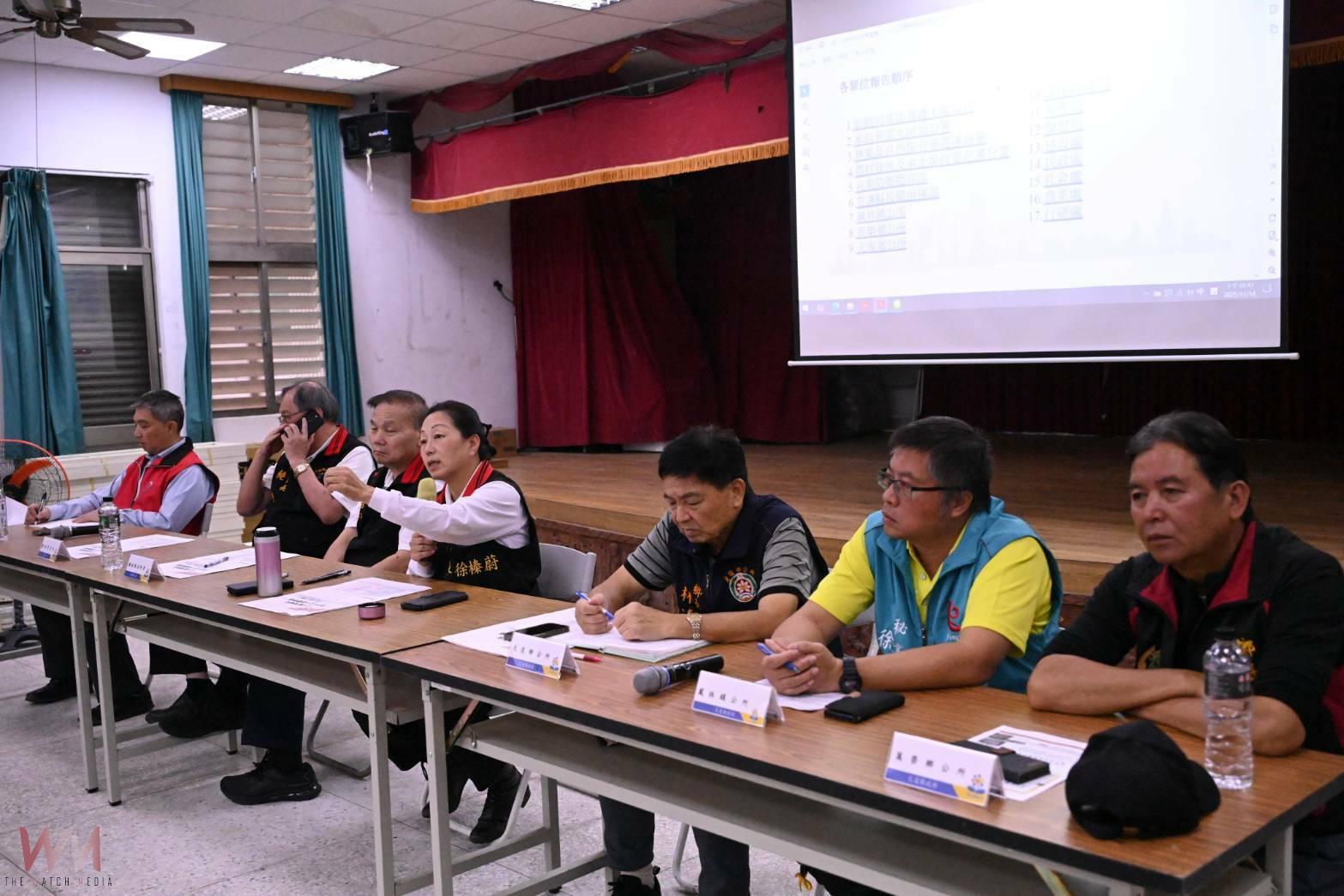 鳳凰颱風災中應變會議 花蓮縣長徐榛蔚前進明利村坐鎮 - https://www.watchmedia01.com