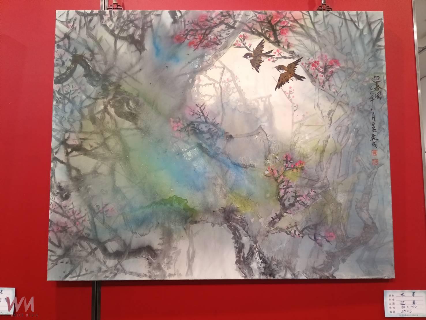 壯麗山河入畫來 黃乾成(黃宇立)水墨創作展於北港文化中心盛大開幕 - https://www.watchmedia01.com