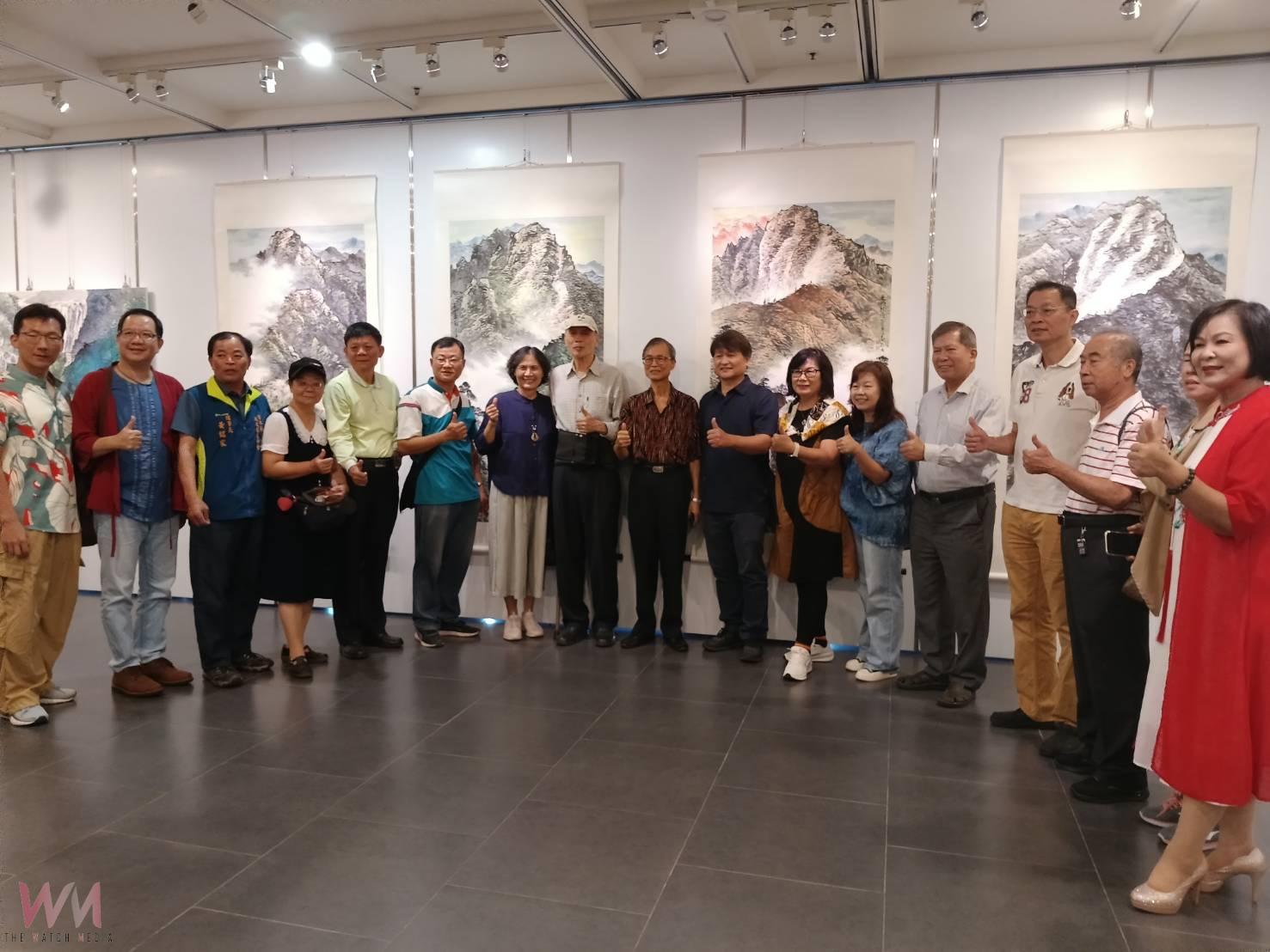 壯麗山河入畫來 黃乾成(黃宇立)水墨創作展於北港文化中心盛大開幕 - https://www.watchmedia01.com