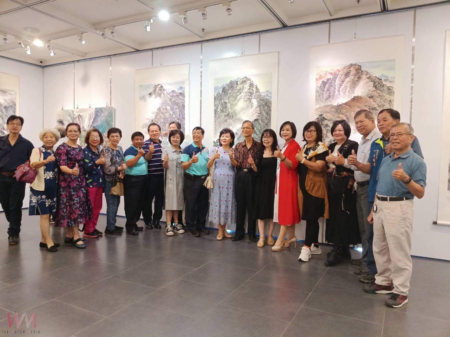 壯麗山河入畫來 黃乾成(黃宇立)水墨創作展於北港文化中心盛大開幕 - https://www.watchmedia01.com