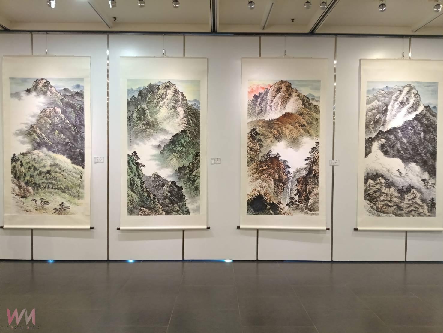 壯麗山河入畫來 黃乾成(黃宇立)水墨創作展於北港文化中心盛大開幕 - https://www.watchmedia01.com