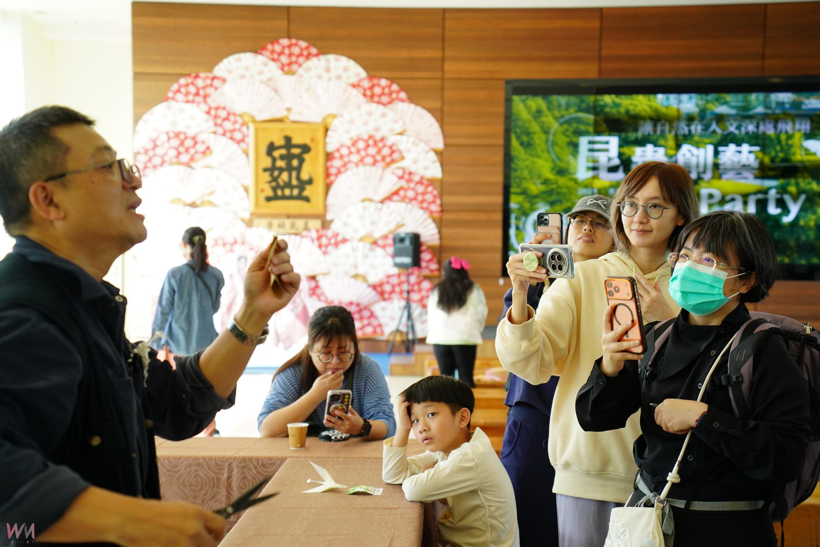 （有影片）／成美文化園舉辦昆蟲創藝PARTY　紙雕藝術與自然共舞 - https://www.watchmedia01.com