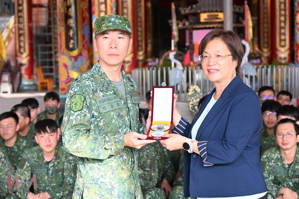 王惠美慰勉後備弟兄:做好準備、守護家園 - https://www.watchmedia01.com