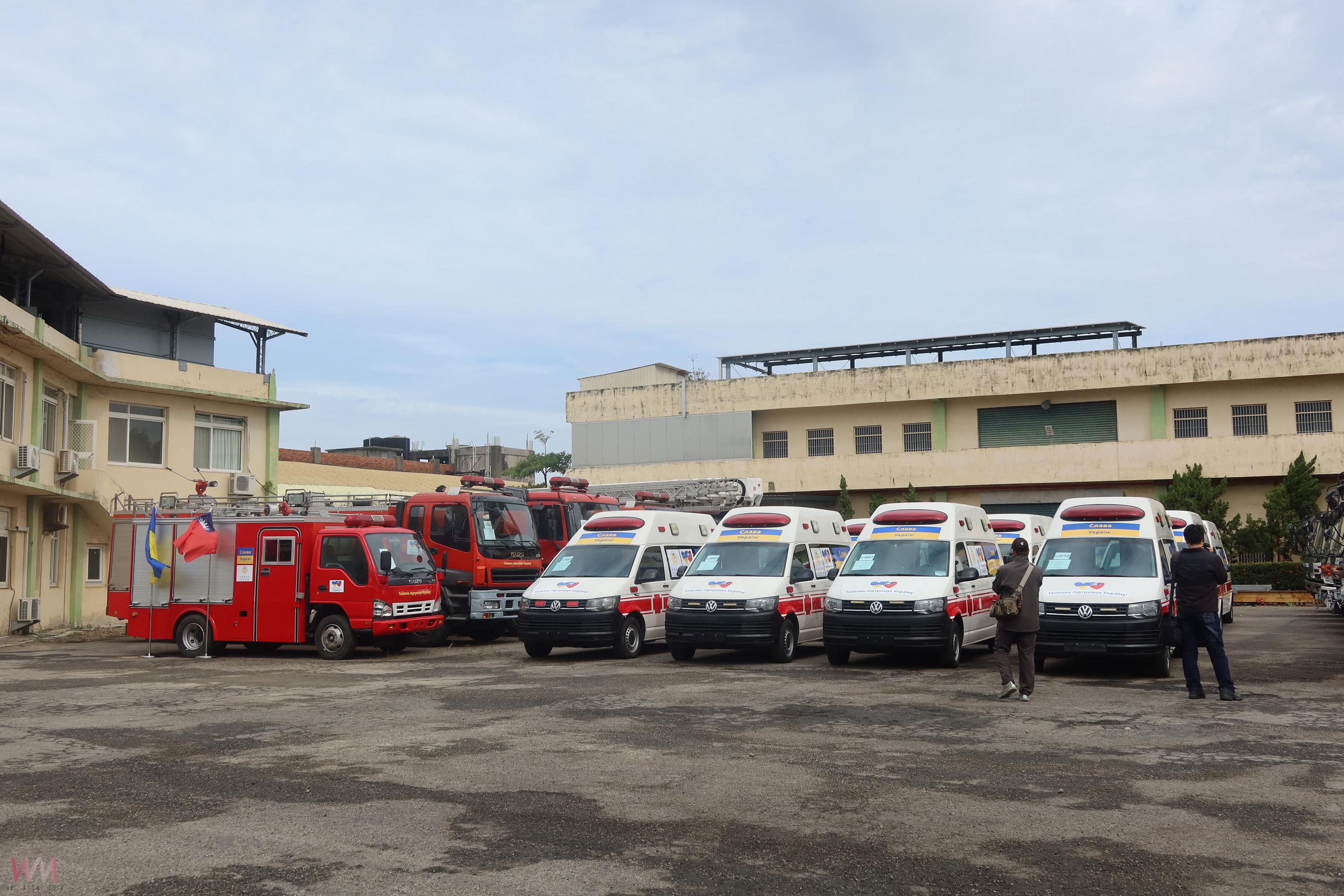 （有影片）／企業家白璨榮送出最後一批68輛救災車　援烏行動累計206輛 - https://www.watchmedia01.com
