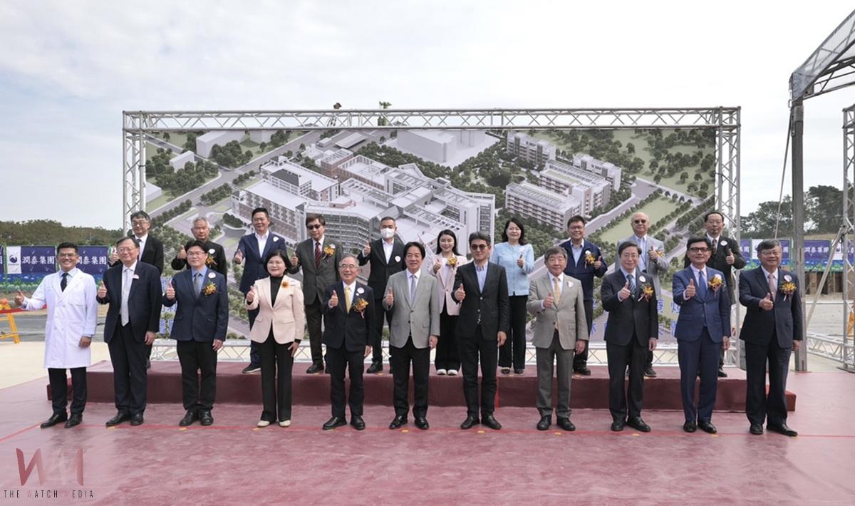 臺大醫院雲林分院虎尾院區新醫療大樓動土 賴總統親臨見證嘉南醫療 - https://www.watchmedia01.com