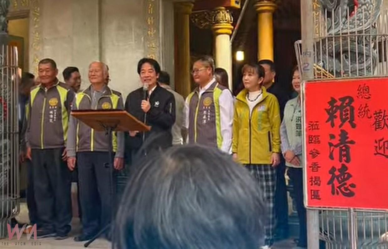 總統褒忠聚保宮參香祈福　獻匾「慈雲吐澤」盼台灣平安興盛 - https://www.watchmedia01.com