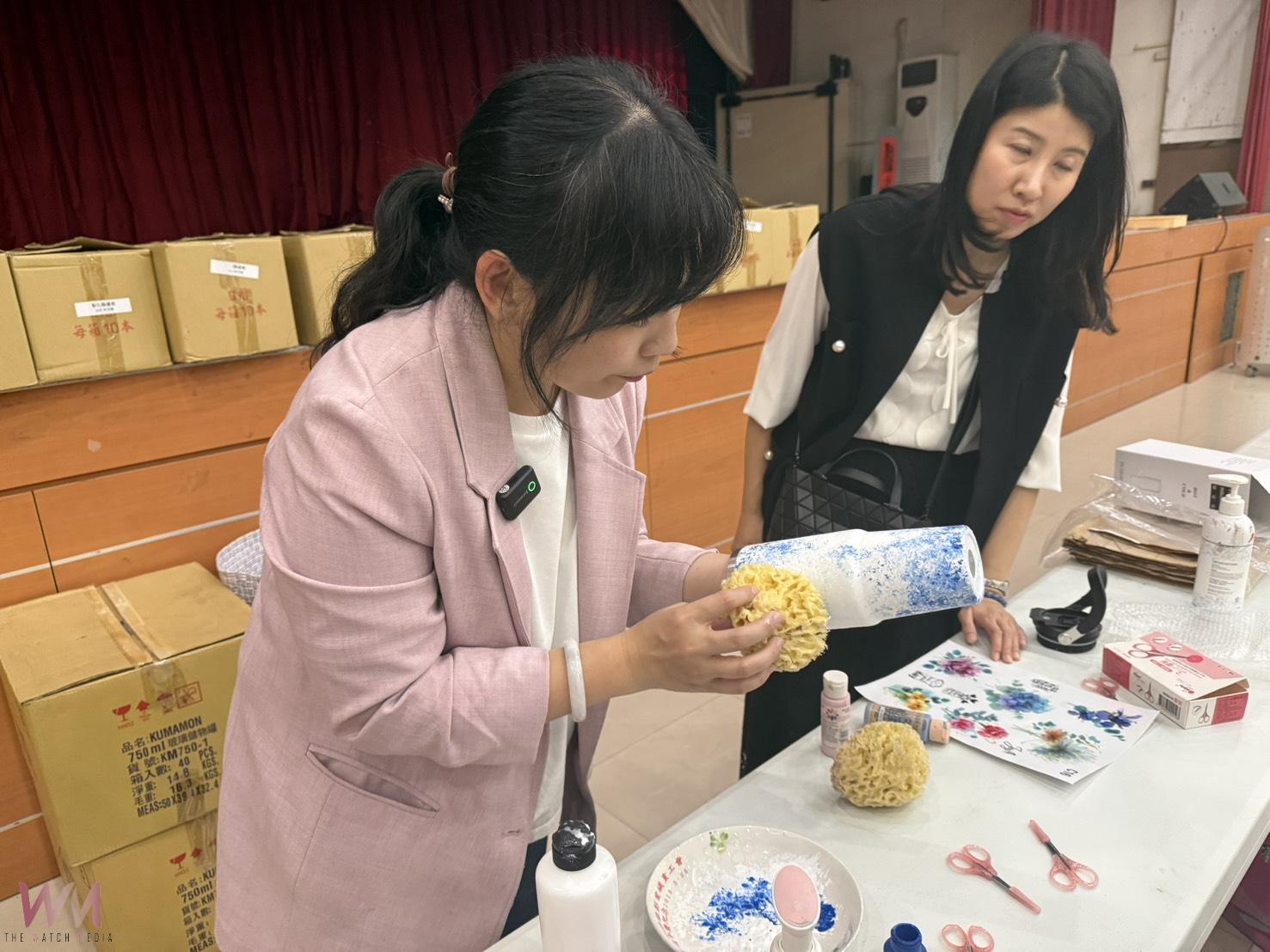 (有影片)/彰化婦女DIY彩繪保溫杯 溫芝樺帶大家「把溫度帶走」 - https://www.watchmedia01.com