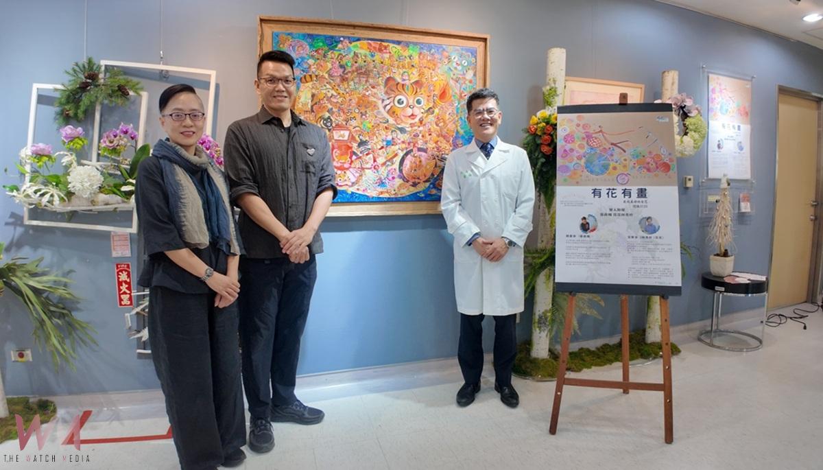 「有花有畫」雙人聯展點亮雲林分院　藝術陪伴民眾走過溫暖歲末 - https://www.watchmedia01.com