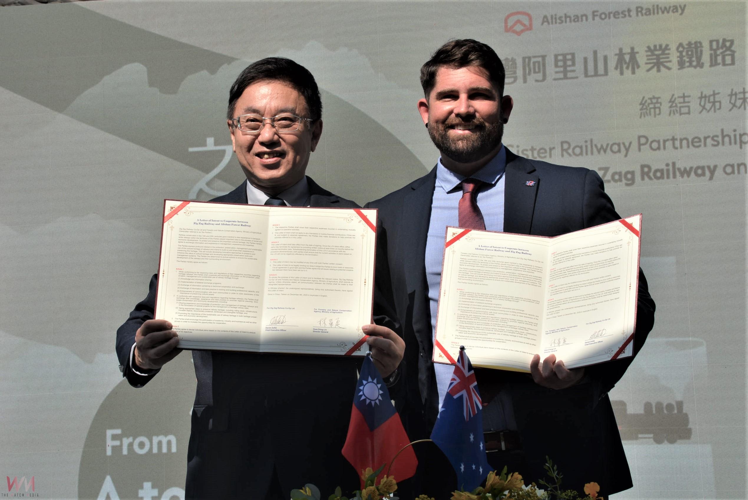 跨國技術對話與旅遊合作新契機 阿里山林鐵與澳洲之字形鐵路締結姊妹線 - https://www.watchmedia01.com