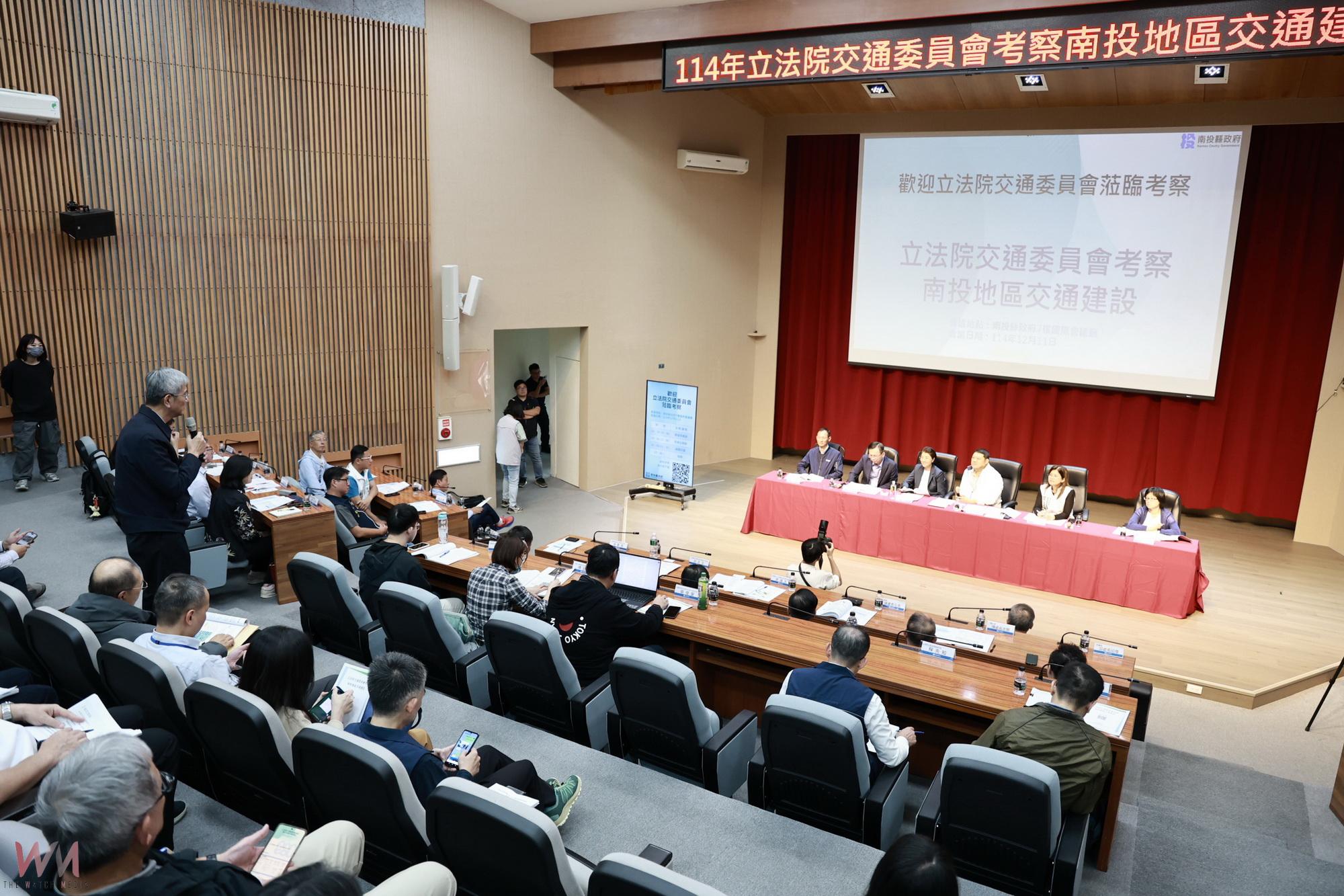 立院交通委員會蒞南投縣考察 縣府爭取中央經費補助 - https://www.watchmedia01.com